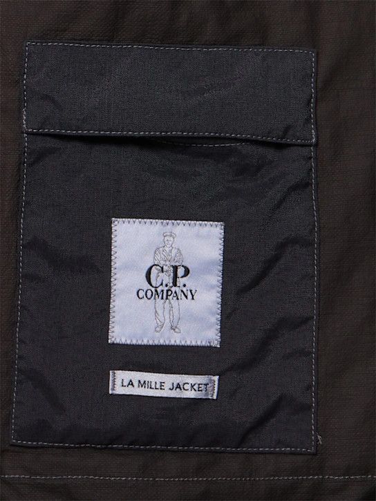 C.P. Company o1lsvrm0425 Raffia Goggle Jacket in Smoked Pearl Size US XL / EU 56 / 4 - 3 Thumbnail