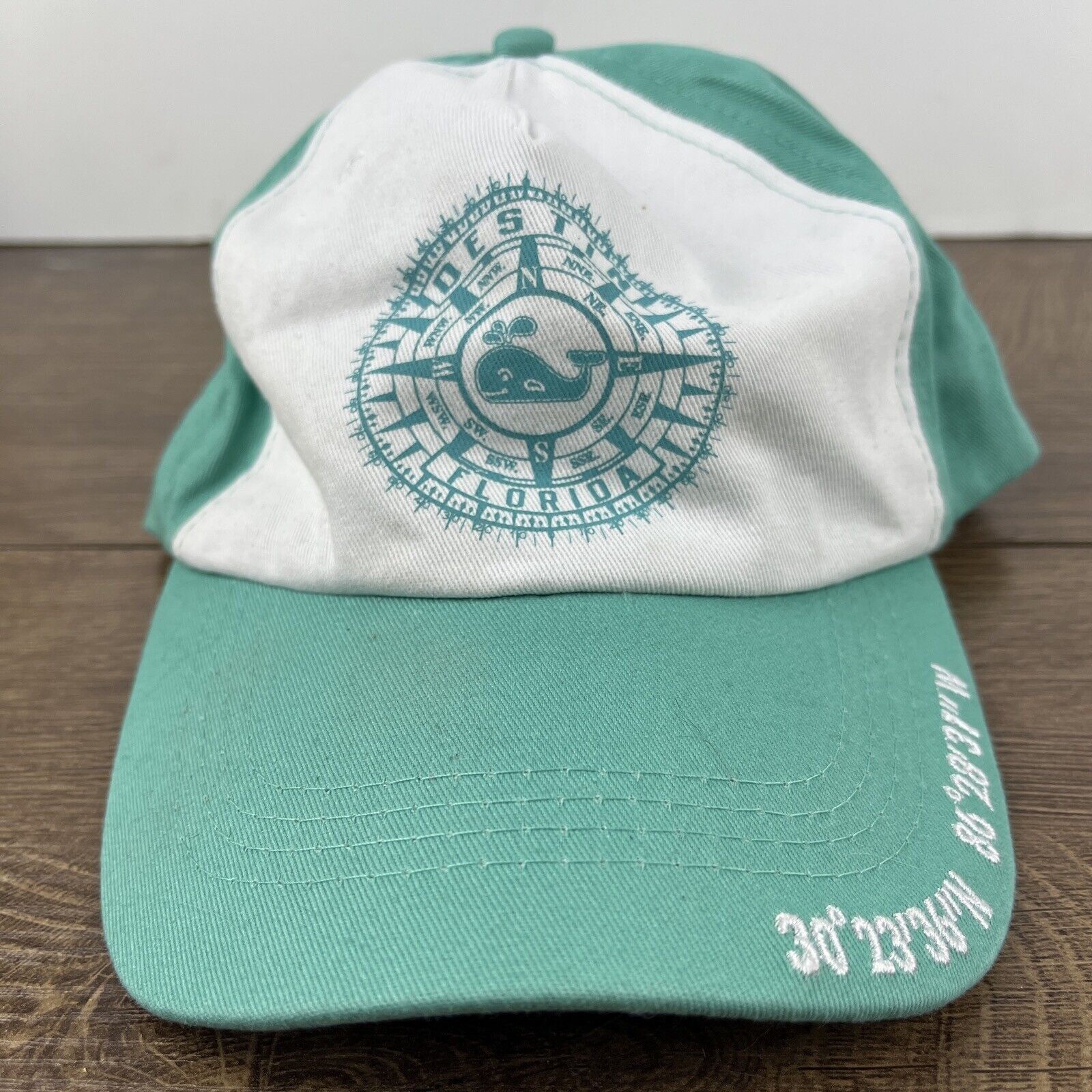 Other Destin Florida Teal Hat Adjustable Adult Size Hat Cap Size ONE SIZE - 2 Thumbnail
