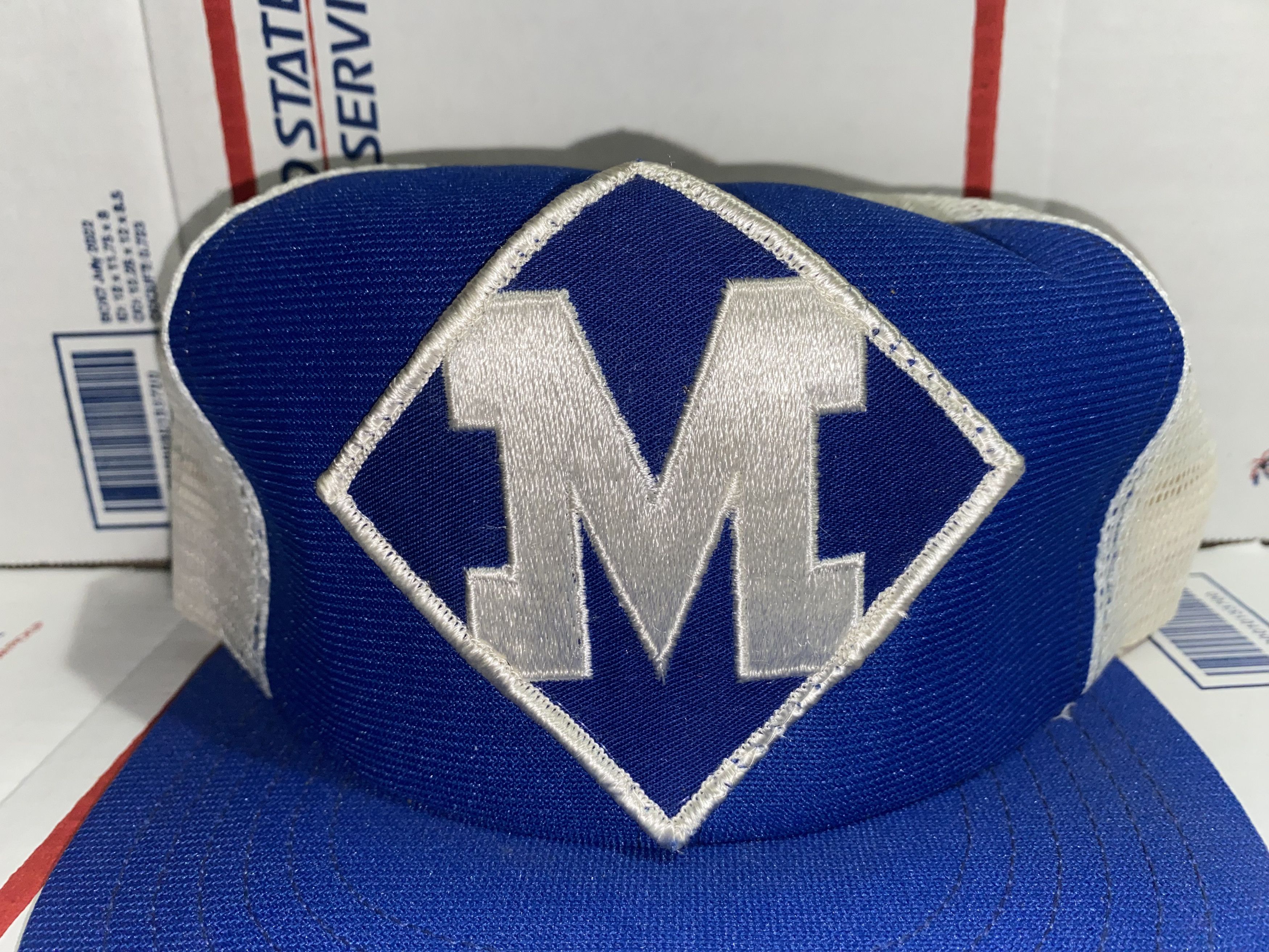 Vintage vtg 1980s 80s Mesh Trucker Hat M patch Sports Team Co Inc ? Size ONE SIZE - 2 Thumbnail