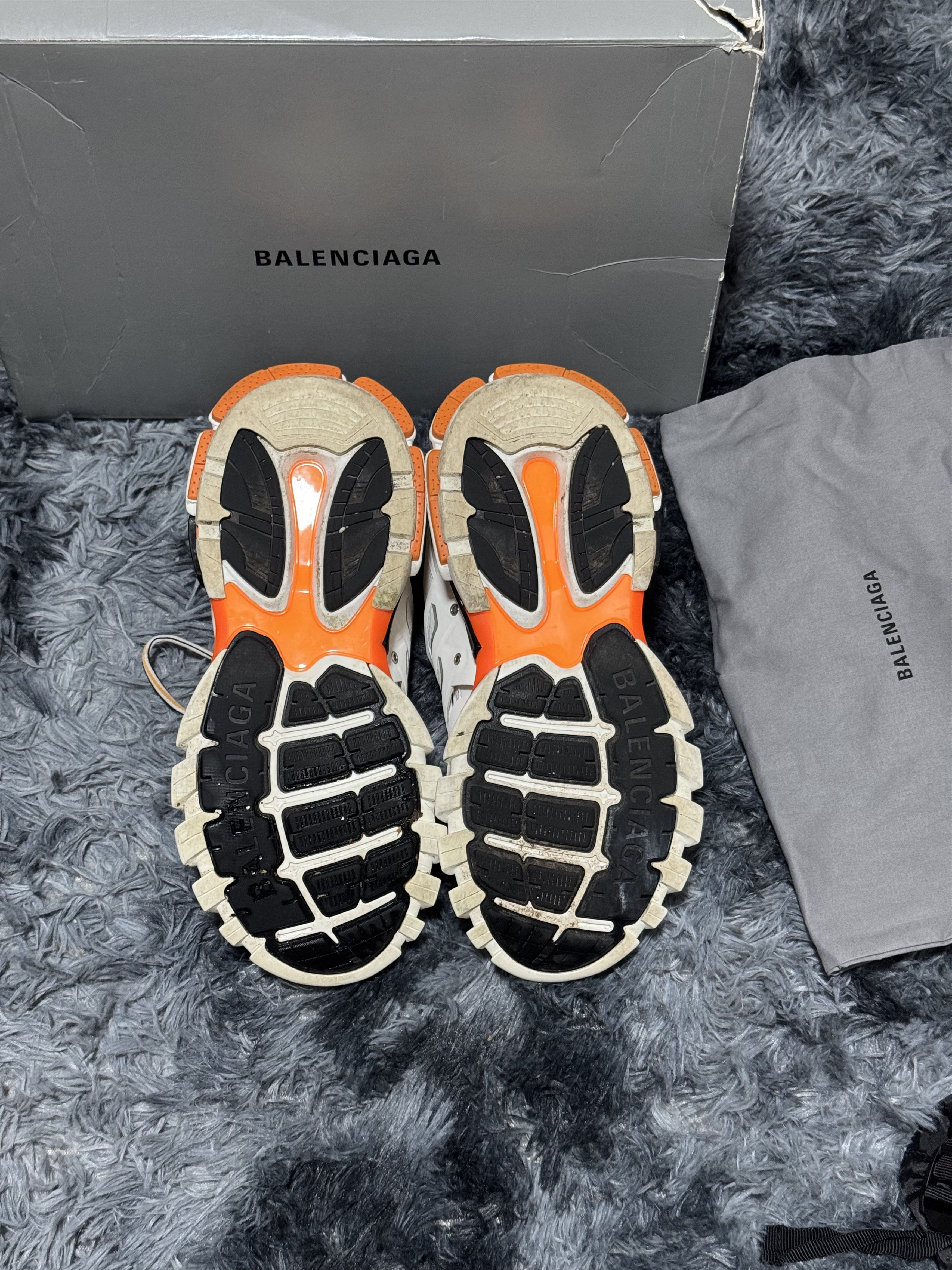 Balenciaga Balenciaga Track Sneaker 'White Orange' Size US 11 / EU 44 - 6 Thumbnail