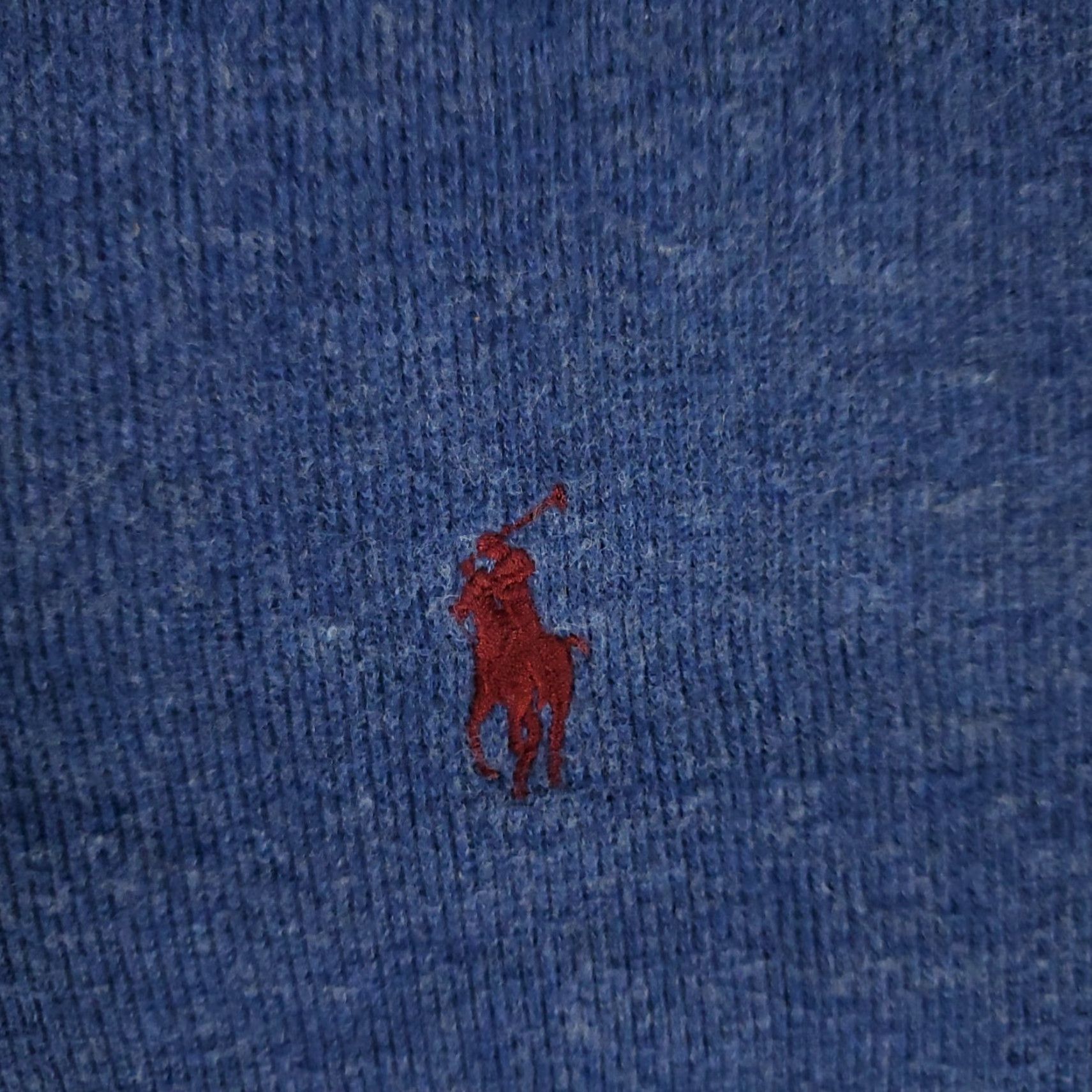 Ralph Lauren Ralph Lauren Sweater Mens Large Blue 1/4 Zip Pullover Knit Sweatshirt Size US L / EU 52-54 / 3 - 3 Thumbnail