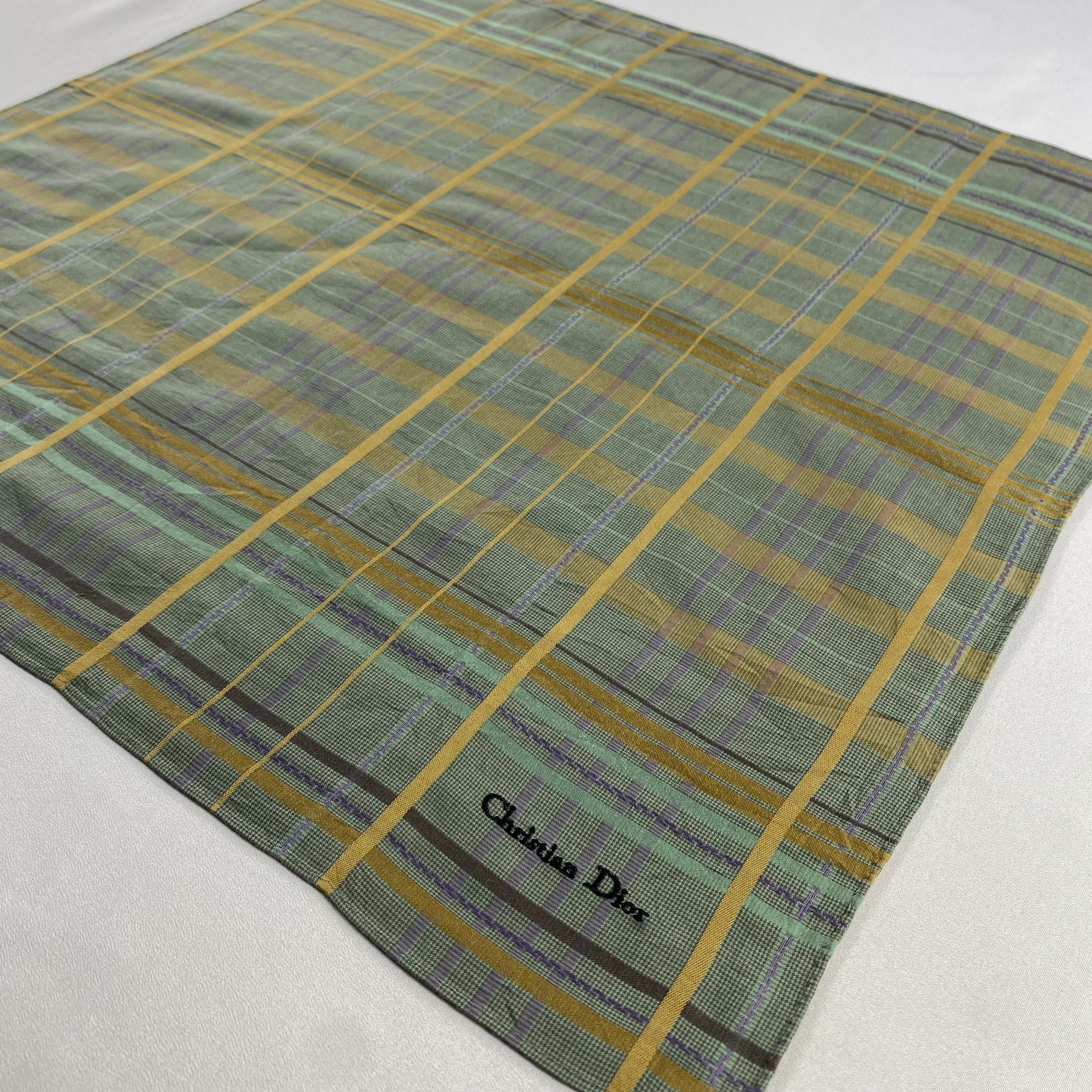 Vintage Christian Dior Monsieur Handkerchief / Neckerchief-P1211 Size ONE SIZE - 2 Thumbnail