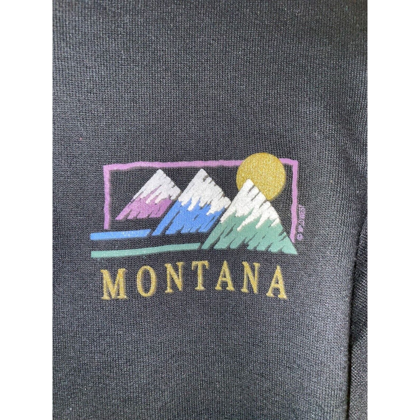 Jerzees Vintage Montana Hoodie Jacket Jerzees 1990s VTG 90s Small Size US S / EU 44-46 / 1 - 3 Thumbnail