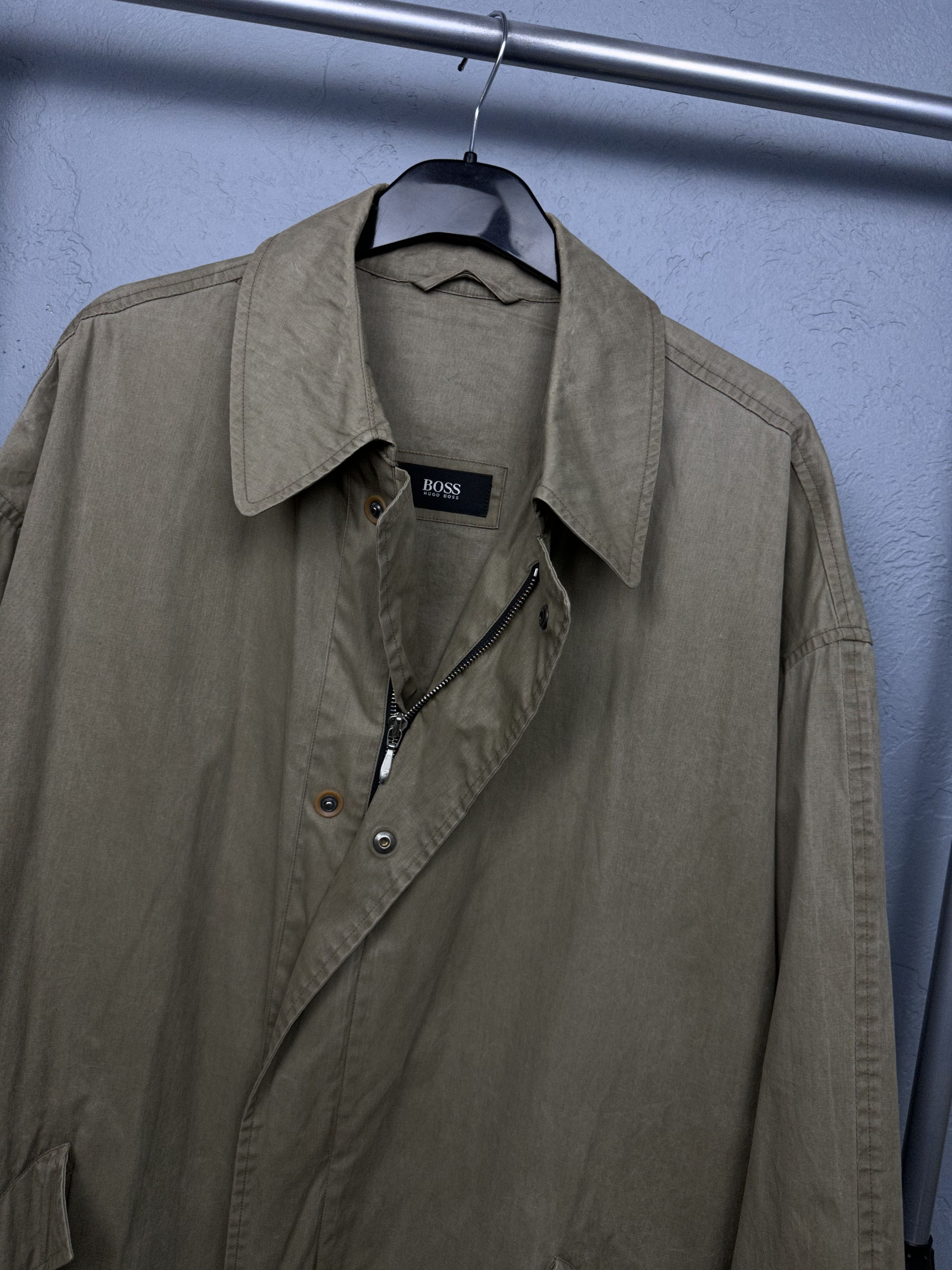 Hugo Boss Hugo Boss Vintage Mens Trench Coat Jacket Size US XXL / EU 58 / 5 - 2 Thumbnail