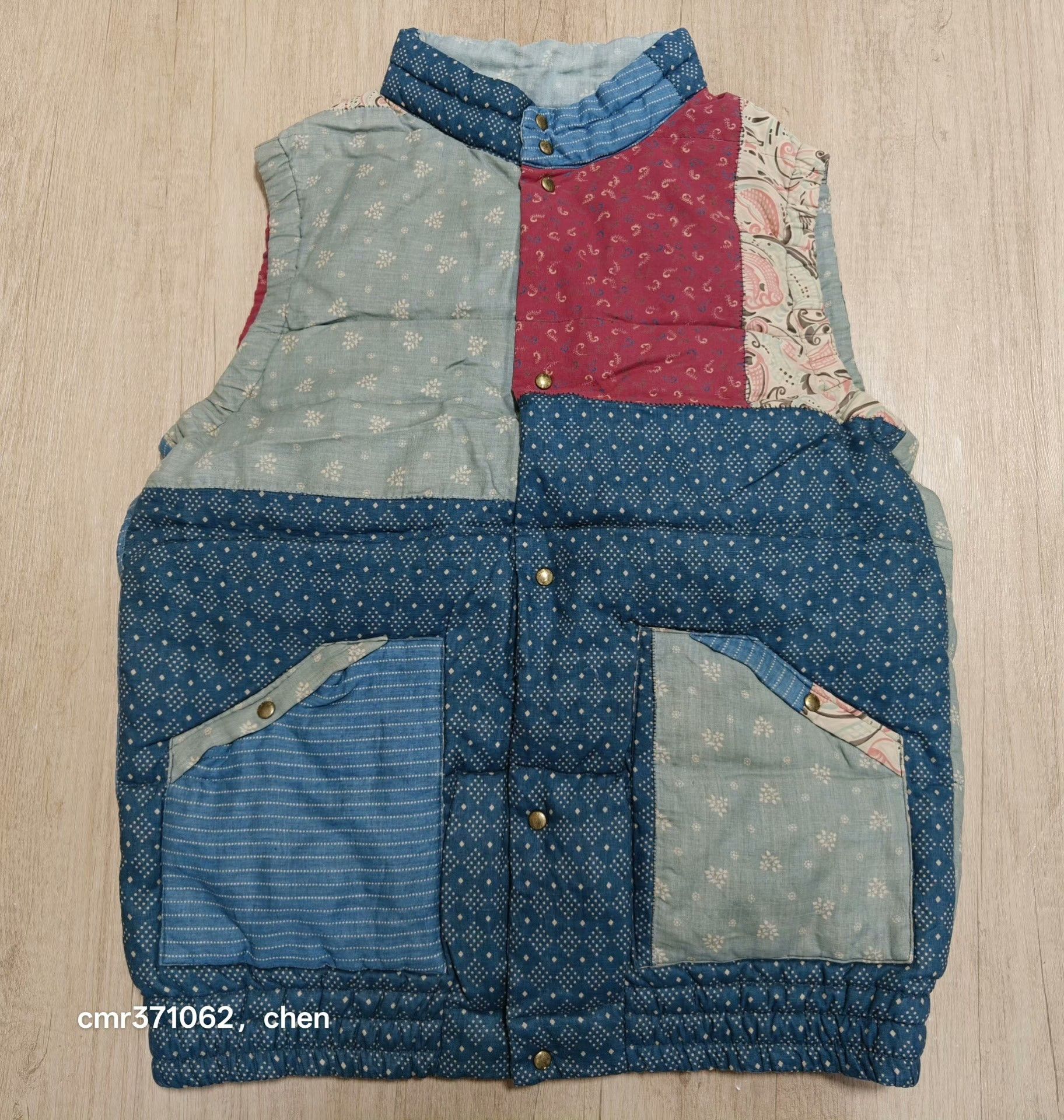 Visvim VISVIM 14AW FLUX PATCHWORK DOWN VEST Size US XL / EU 56 / 4 - 1 Thumbnail