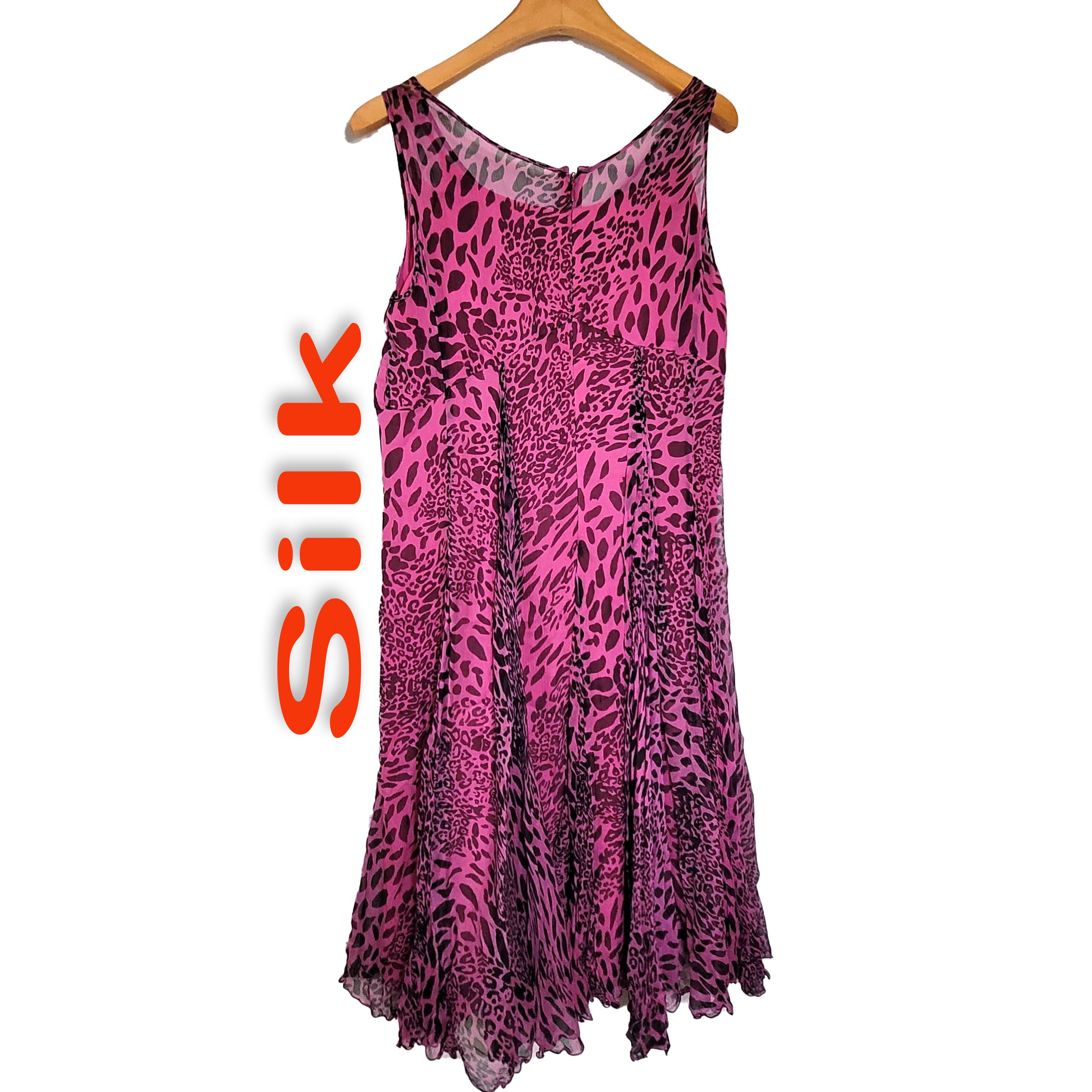 Other Women's Silk Size S Sleeveless Strap Slip Tank Dress SDB599 Size S / US 4 / IT 40 - 1 Thumbnail