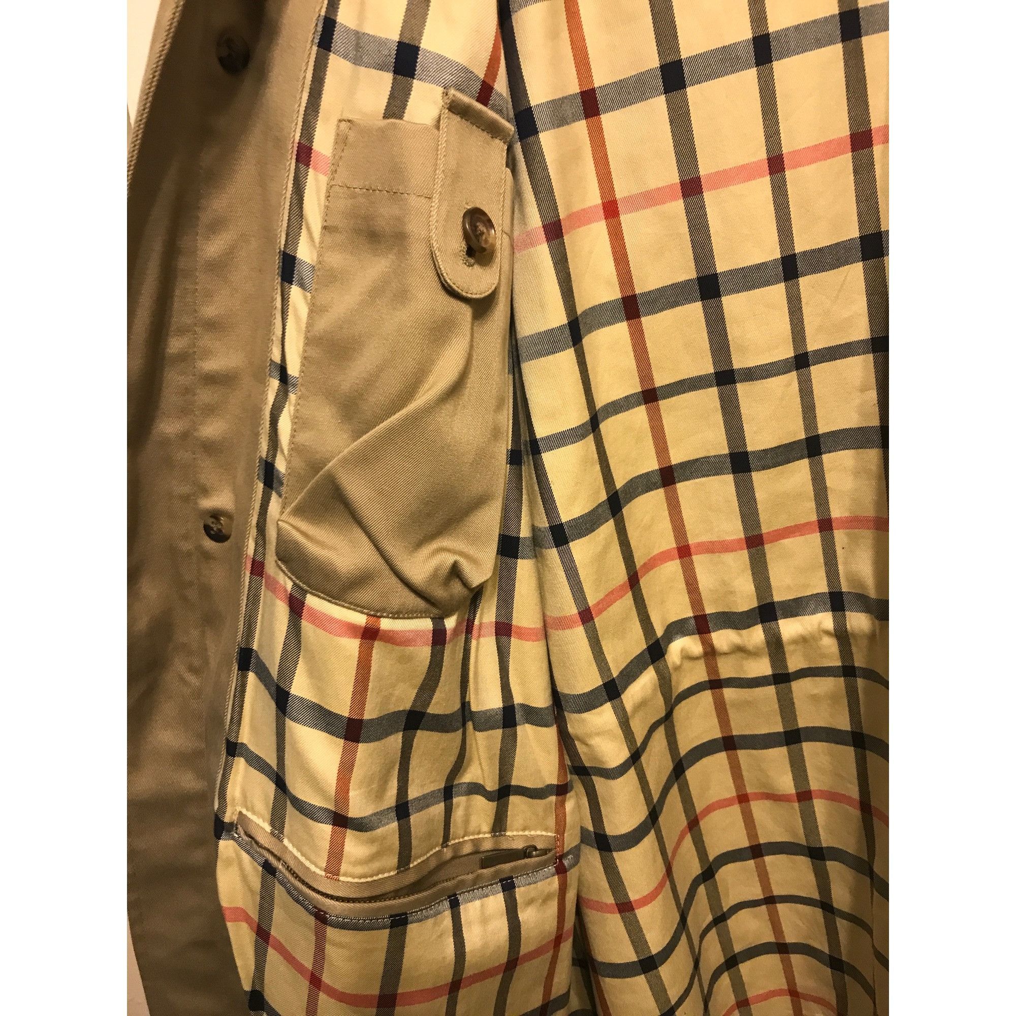 Brooks Brothers Brooks Brothers Men's Vintage Tan Full Zip And Button Trench Size US L / EU 52-54 / 3 - 9 Thumbnail