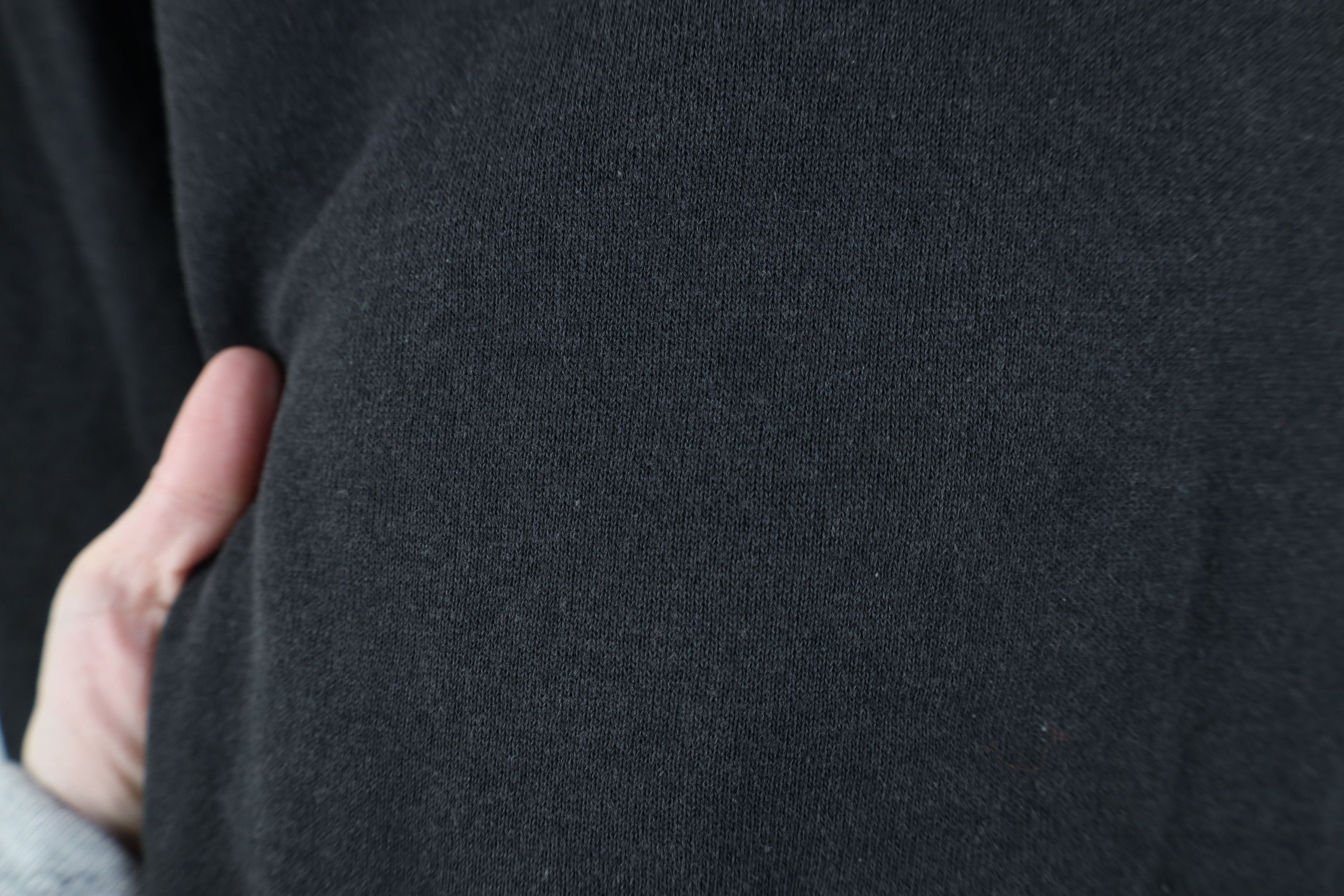 Vintage Vintage 70s Streetwear Blank Crewneck Sweatshirt Black USA Size L / US 10 / IT 46 - 4 Thumbnail