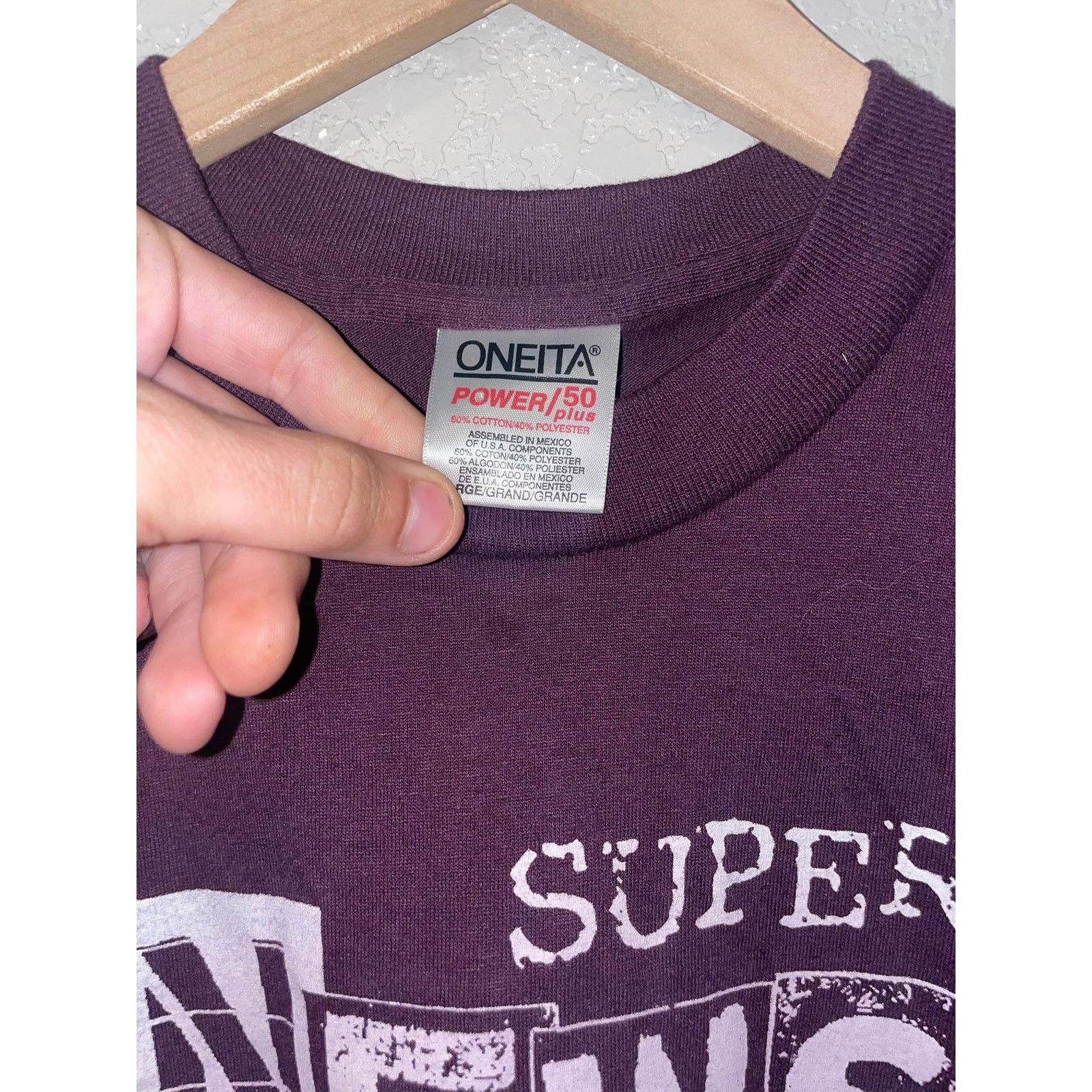 Vintage Vintage Super News Shirt School Newcaster Waxman Tee VTG 90s Size US L / EU 52-54 / 3 - 5 Thumbnail