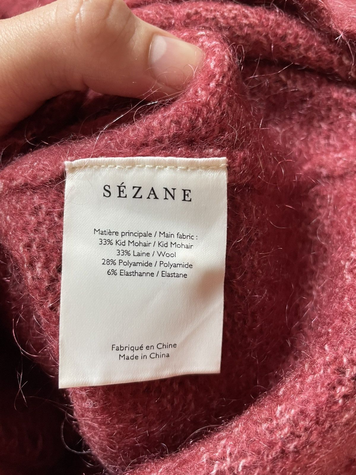 Sezane LA MAILLE SEZANE Angelo Cardigan Sweater Mohair Wool Preppy Size XXS / US 00 / IT 34 - 4 Thumbnail