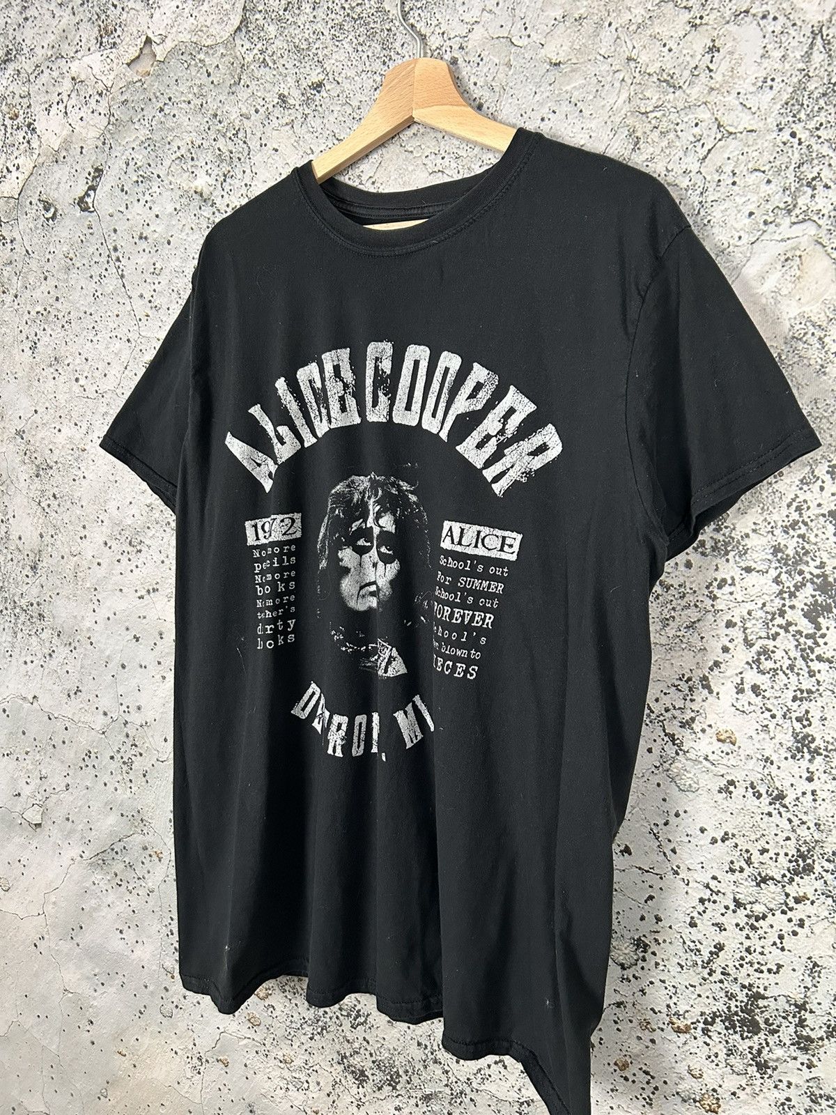 Band Tees × Vintage Vintage Alice Cooper Rock Band Tee Metal Graphic Size US XL / EU 56 / 4 - 2 Thumbnail