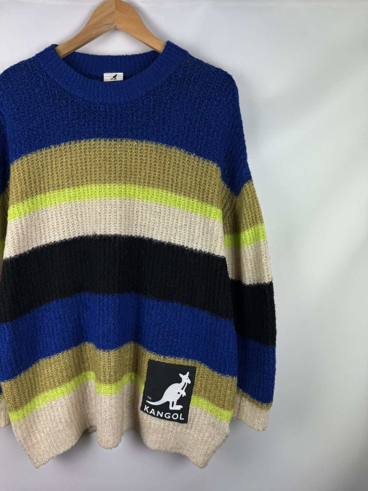 Kangol Kangol H&M Ladies Striped Oversized Sweater Pullover Size S Size S / US 4 / IT 40 - 3 Thumbnail