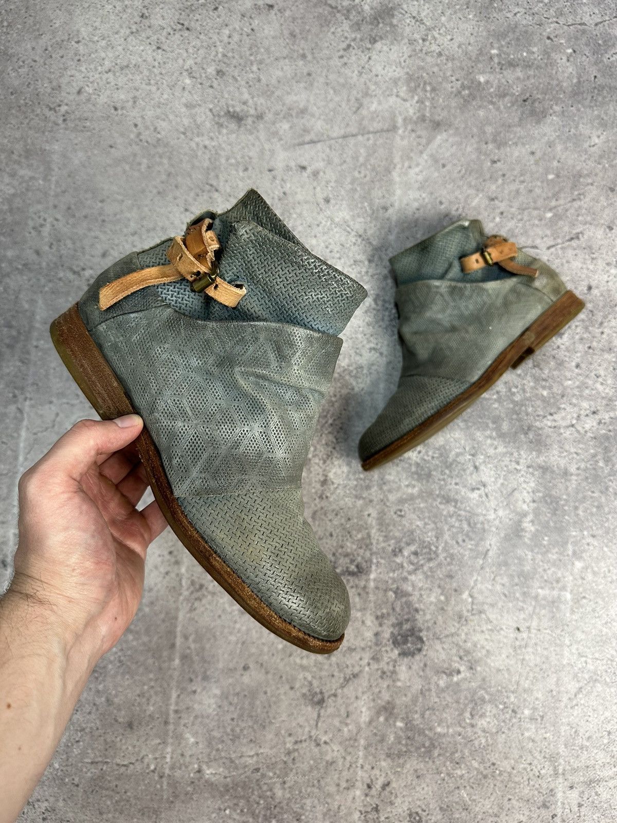 Vintage AS98 Airstep Leather Boots Shoes Avant Garde Archive