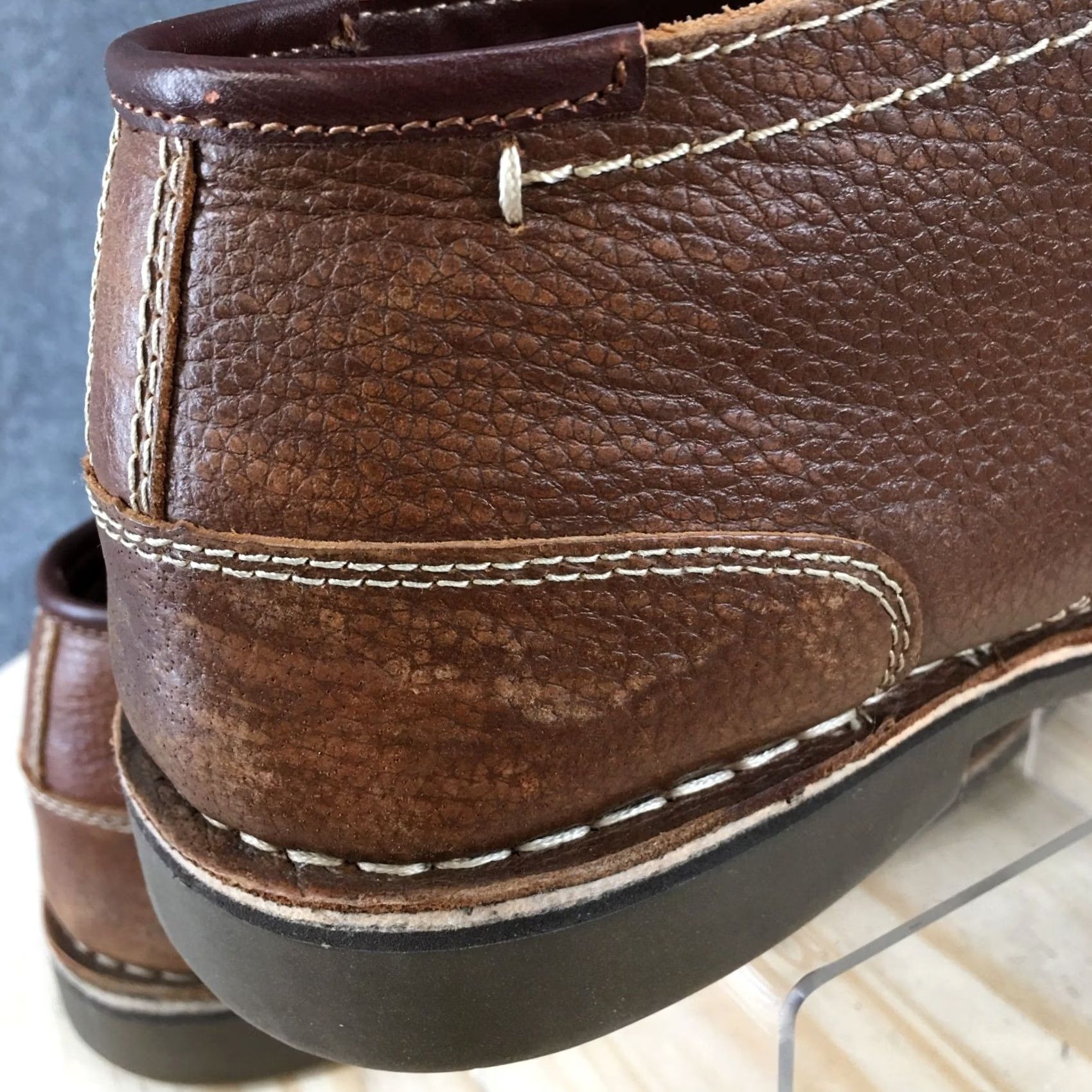 Kenneth Cole Kenneth Cole Reaction Desert Wind Mens 13 M Brown Leather Chukka Boots Lace Up Size US 13 / EU 46 - 5 Thumbnail