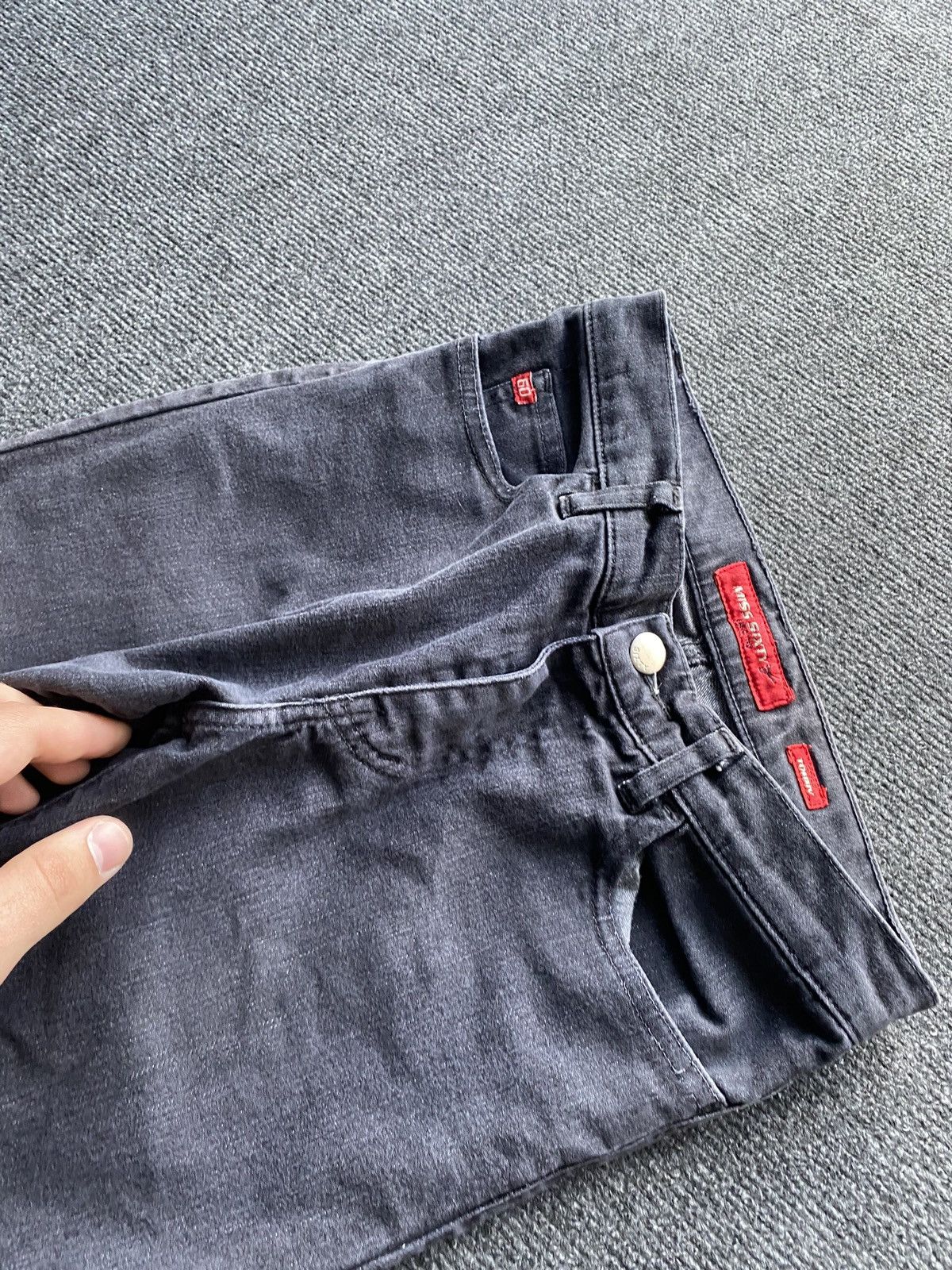 Miss Sixty 🔥Miss Sixty Bootcut Gray 25 Jeans gothic emo alt rare Size 25" / US 0 / IT 36 - 8 Thumbnail