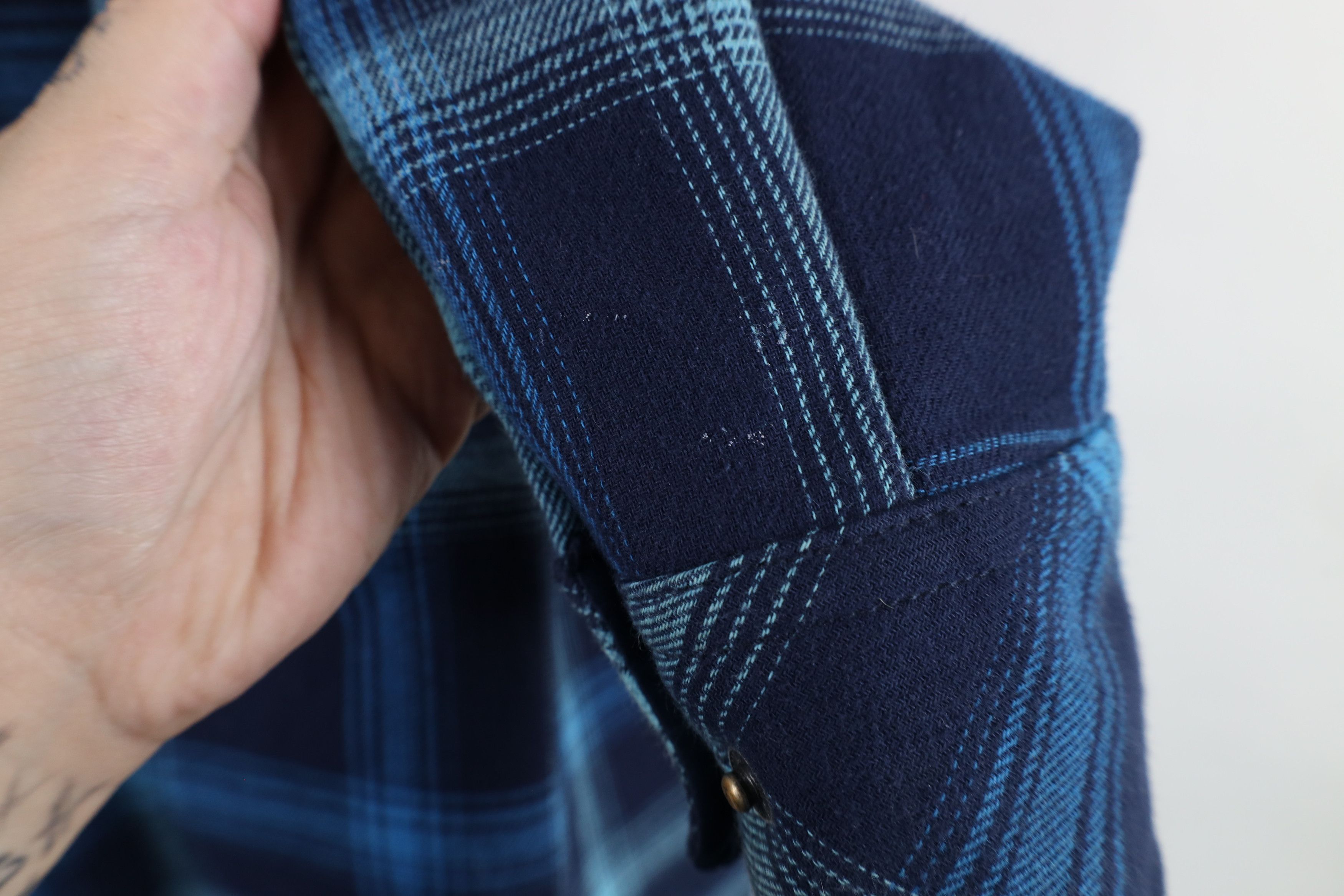 Orvis × Vintage Orvis Fleece Lined Pinnacle Flannel Button Shirt Jacket Size XL / US 12-14 / IT 48-50 - 6 Thumbnail