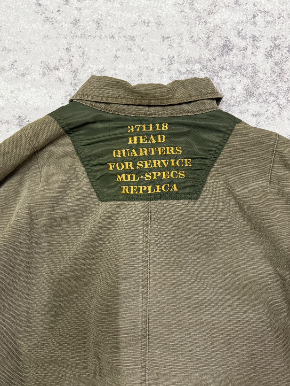 Vintage Kearny House Real old Flight Jacket Replica inspired U.Sarmy Size US L / EU 52-54 / 3 - 14 Thumbnail