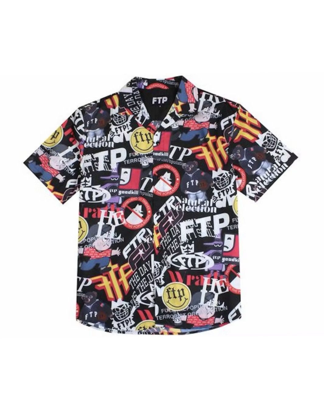 Fuck The Population FTP Archive Button Up Size US M / EU 48-50 / 2 - 1 Thumbnail