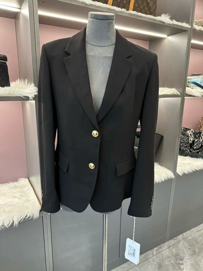 Versace Versace Black slim suit jacket Size XS / US 0-2 / IT 36-38 - 1 Thumbnail