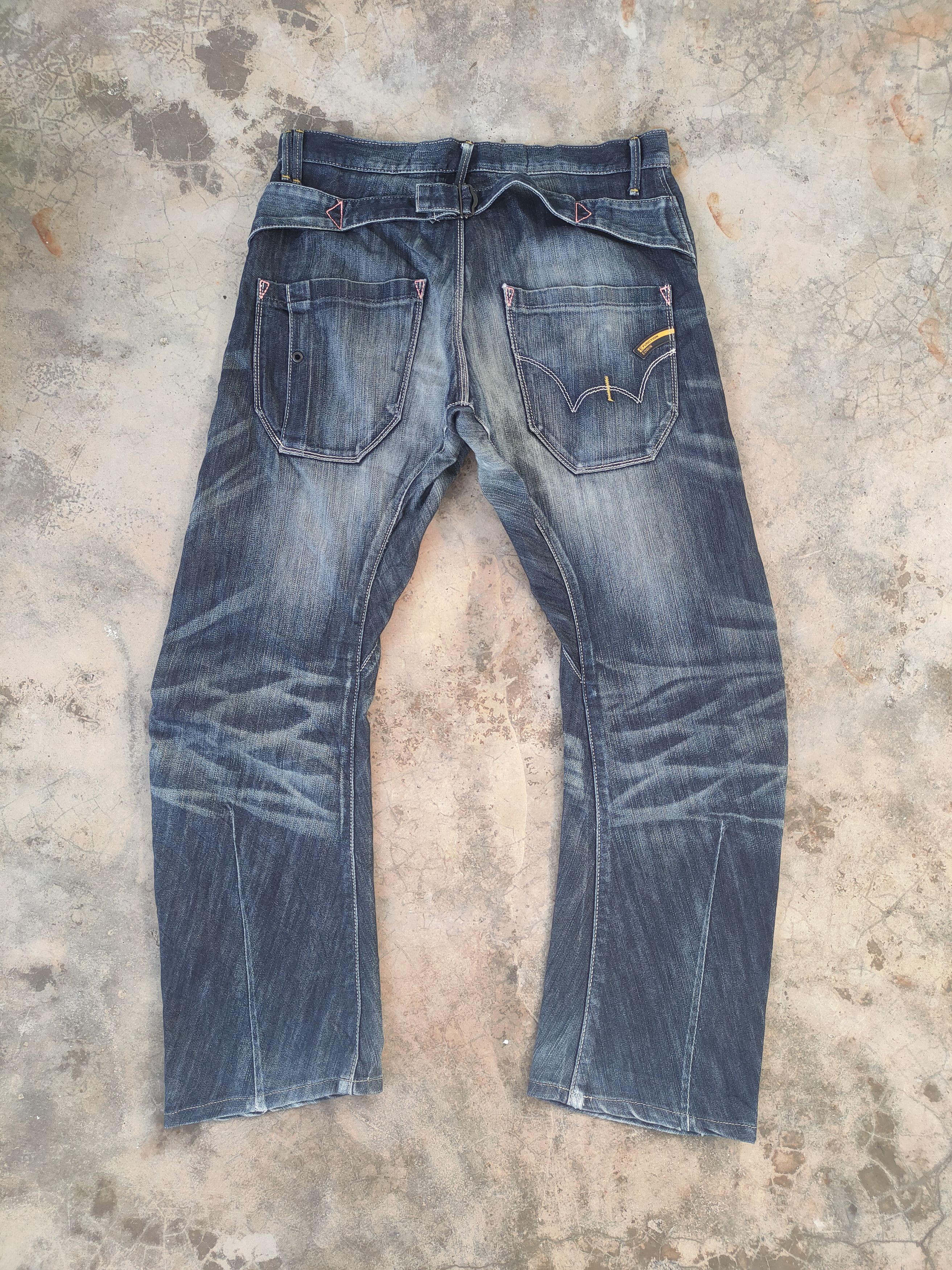 Edwin W32 VINTAGE EDWIN FADED DISTRESSED JEAN DENIM PANTS Size US 32 / EU 48 - 1 Thumbnail