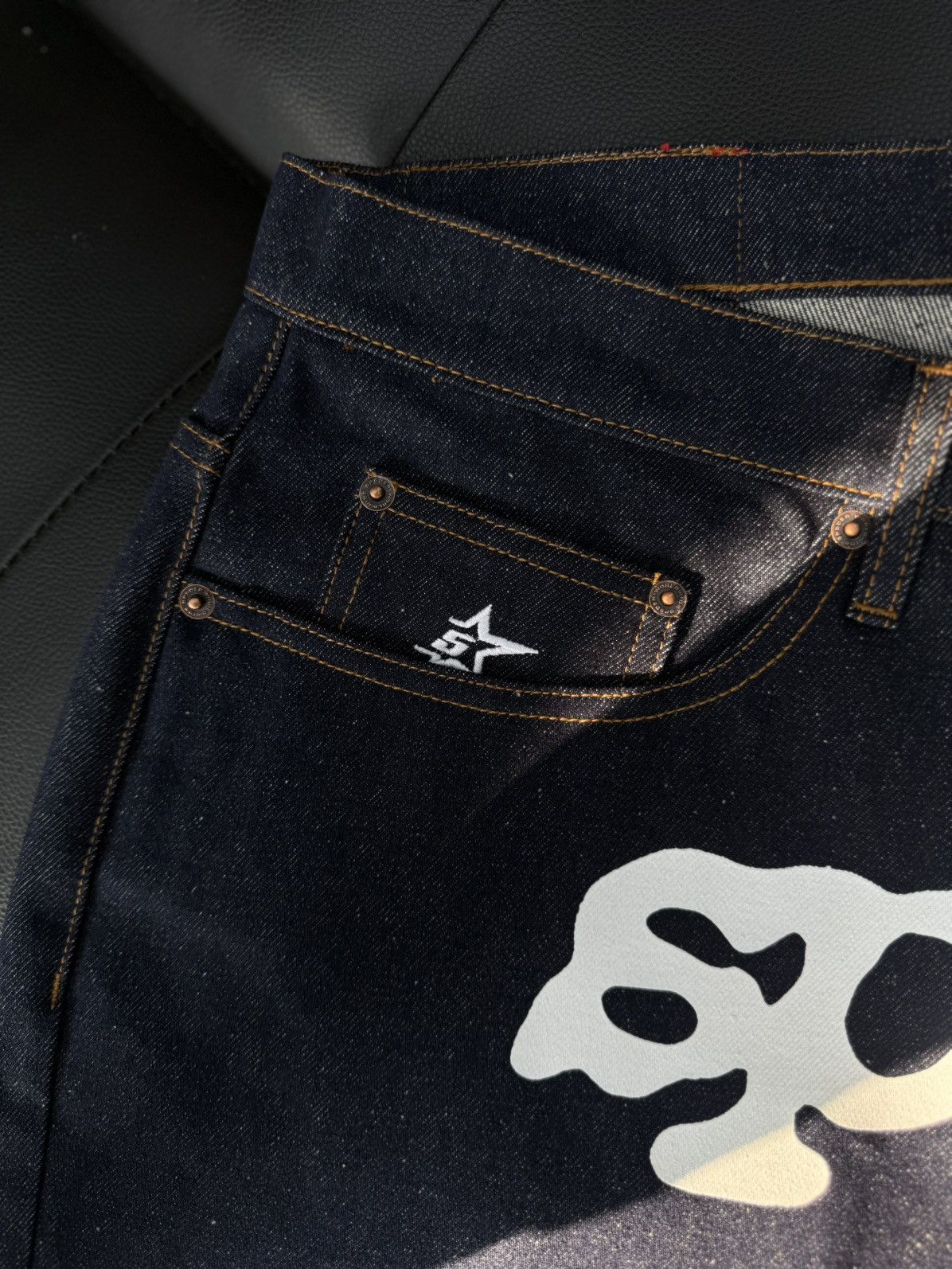 Sp5der Sp5der Jean Shorts Blue Size 38 (NEW) Size US 38 / EU 54 - 7 Thumbnail