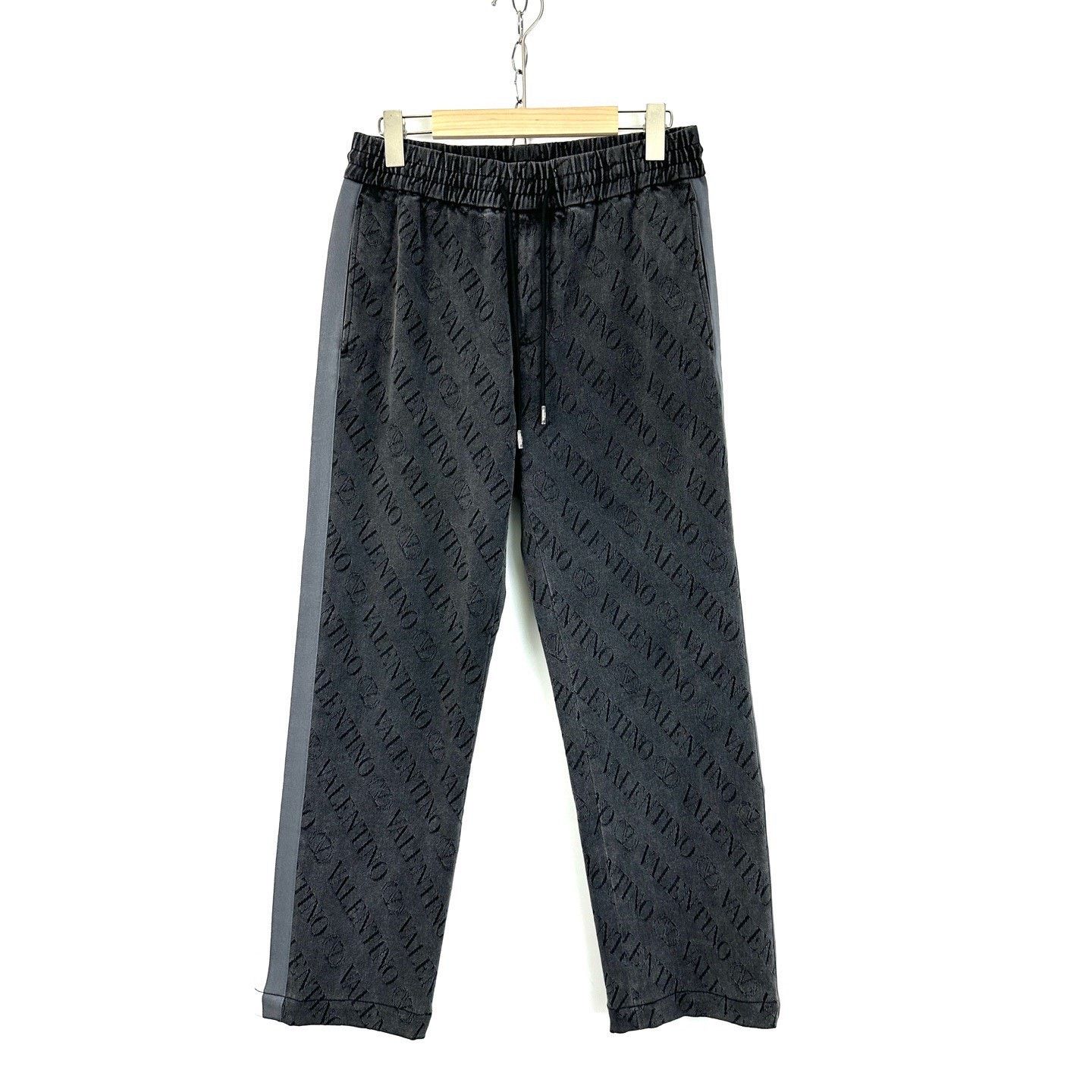 Valentino Valentino Gray Logo Print Casual Jeans Size US 30 / EU 46 - 1 Thumbnail