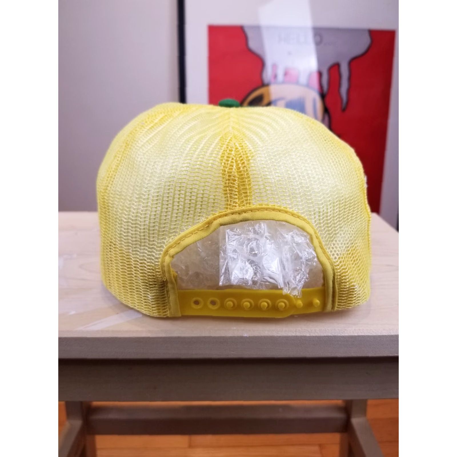 John Deere VINTAGE JOHN DEERE TRUCKER HAT GREEN/YELLOW SNAP Cap Truckers Hat Men/Unbranded Cotton 1970s Yellow Snapback Mens Size ONE SIZE - 4 Thumbnail