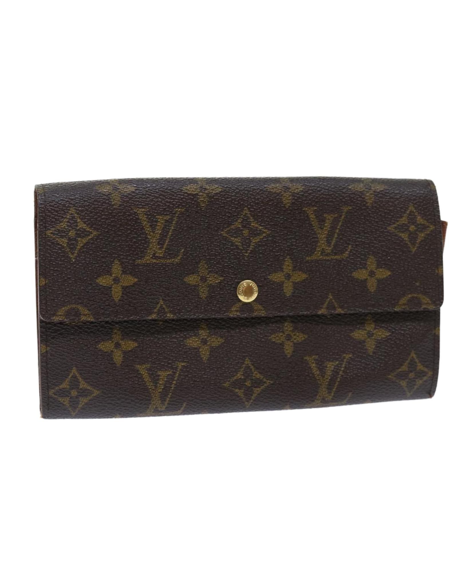 image of Louis Vuitton Monogram Canvas Credit Wallet, Women's