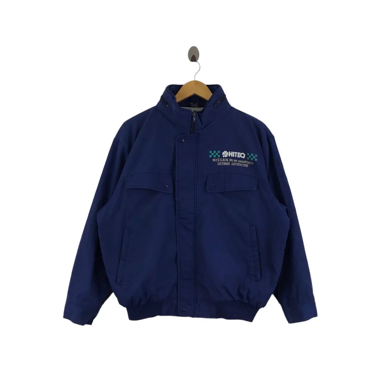 Vintage Vtg 90’ NISSAN RACING TEAM Motorsport Windbreaker Jacket Size US L / EU 52-54 / 3 - 2 Thumbnail