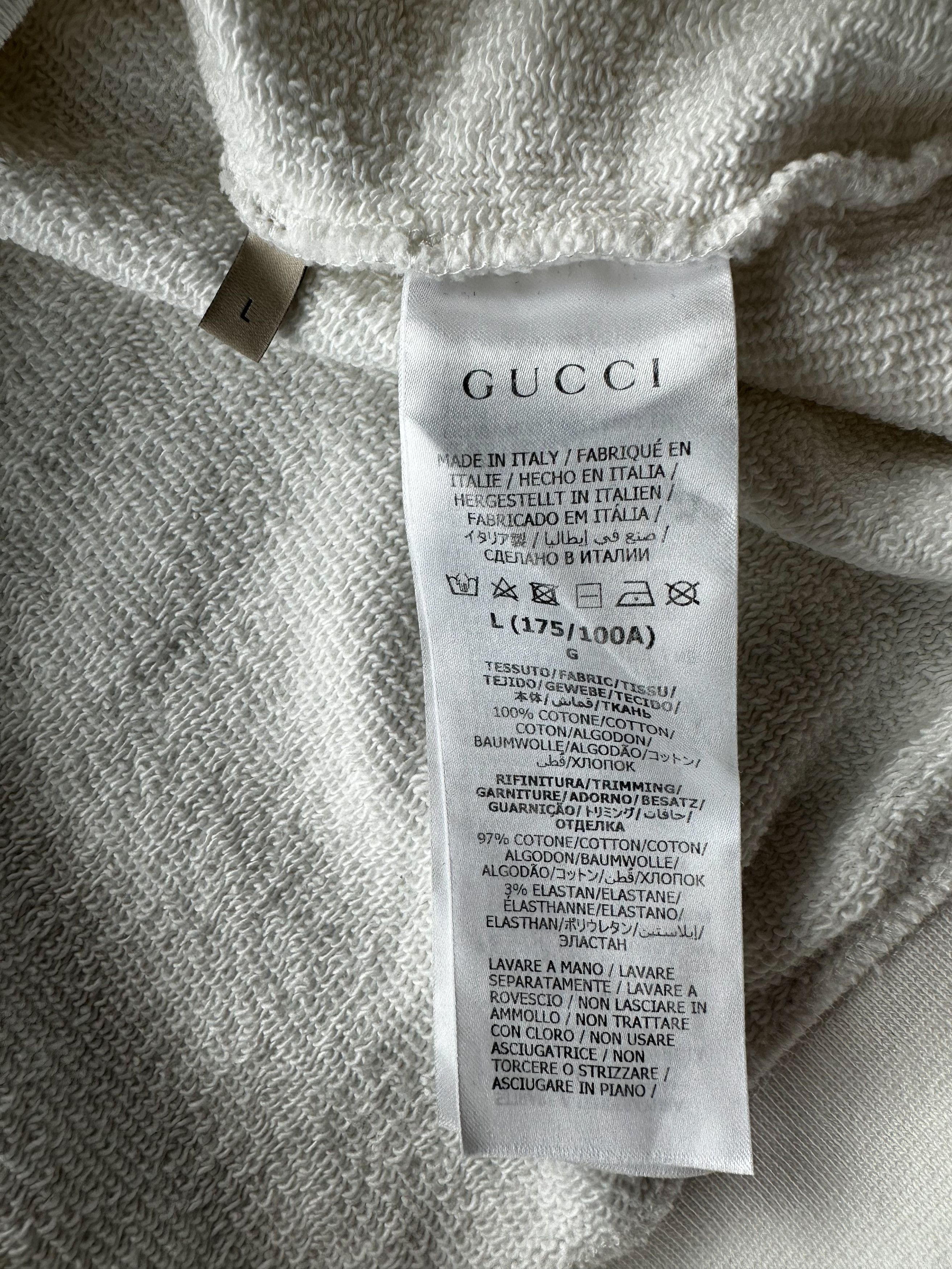 Gucci Gucci White Firenze Logo Hoodie Size US L / EU 52-54 / 3 - 4 Thumbnail