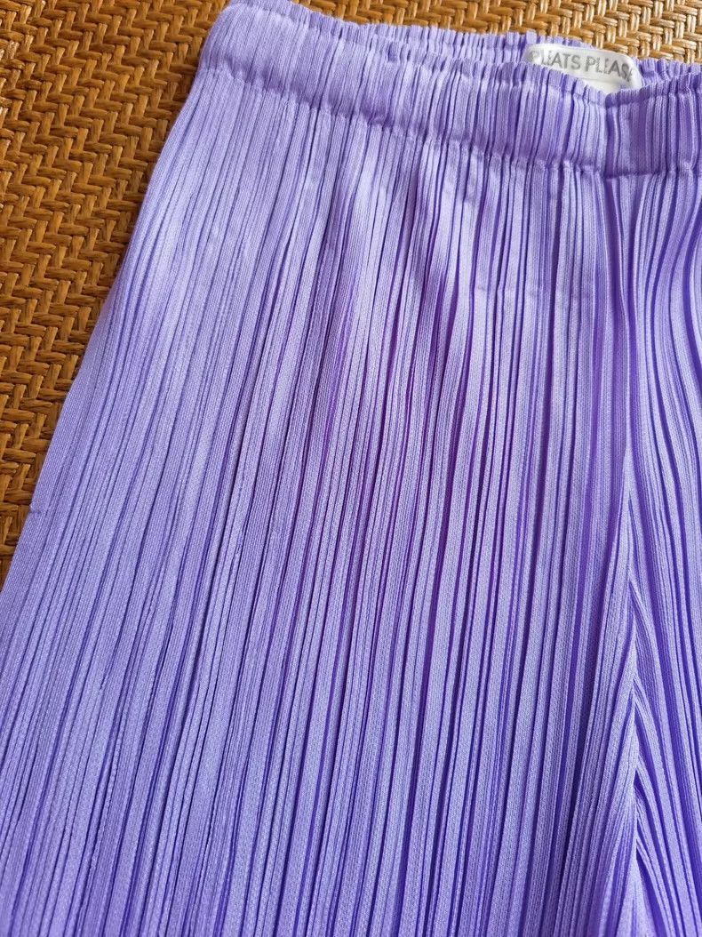 Issey Miyake Issey Miyake size:3 Purple pleated pants Size 42" / US 20 - 3 Thumbnail