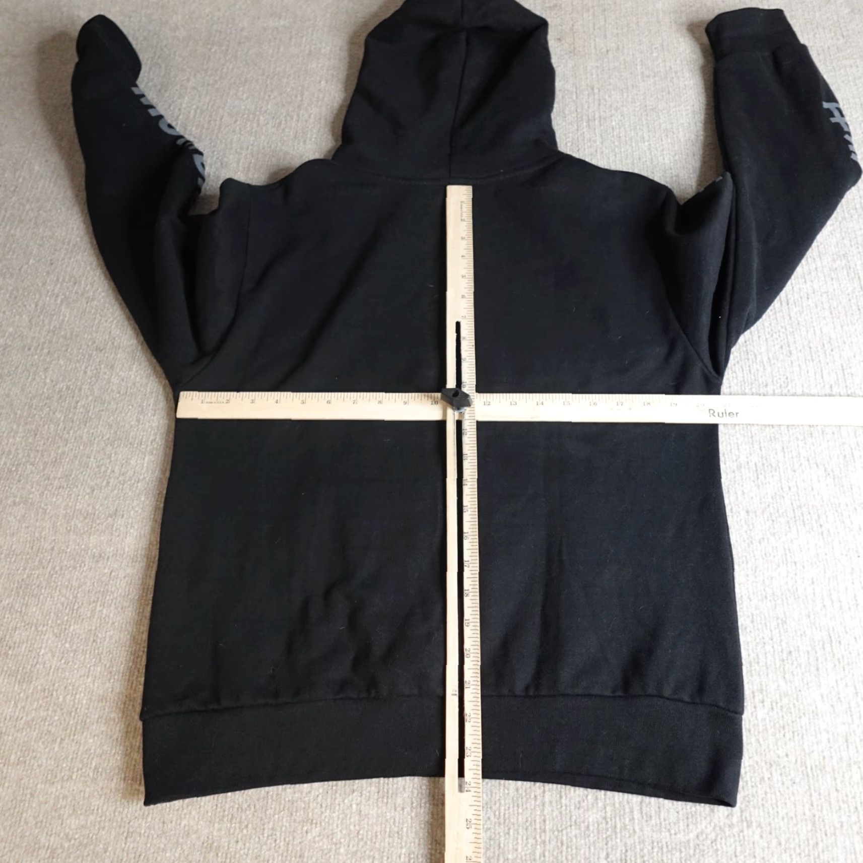 J Brand VINTAGE Moya Hoodie Mens Sweatshirt Small Black Pullover Hooded Made in USA Size US S / EU 44-46 / 1 - 6 Thumbnail