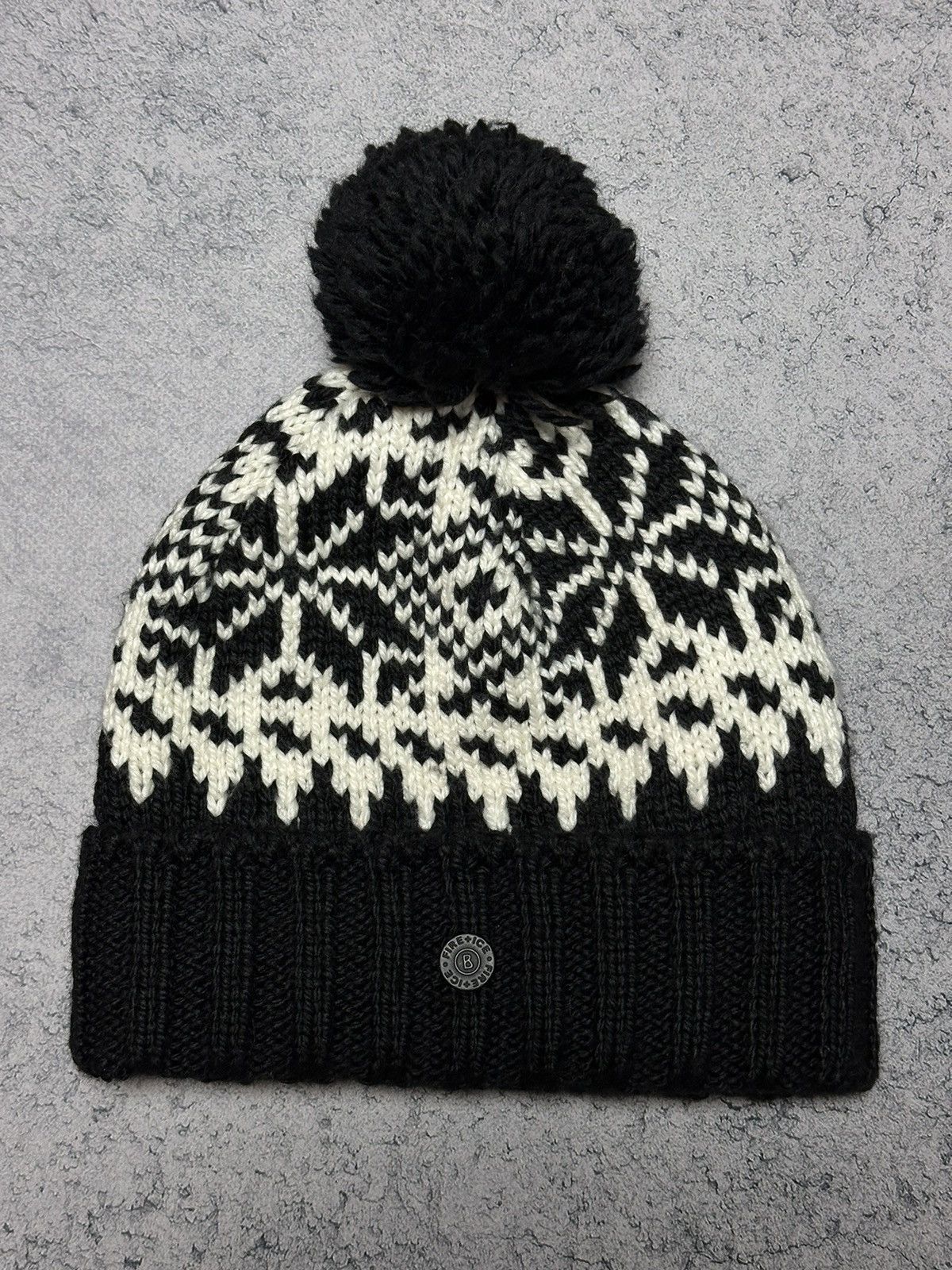 Bogner Bogner Fire + Ice Knit Wool Pom Pom Ski Beanie Hat Size ONE SIZE - 3 Thumbnail