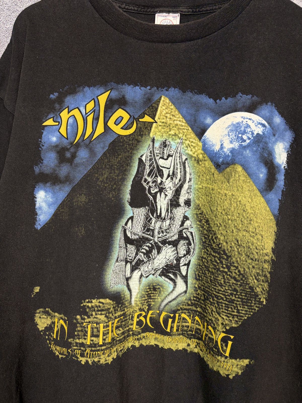 Band Tees Rare Nile 2000 In The Beginning Death Metal Band T-shirt Size US XL / EU 56 / 4 - 4 Thumbnail