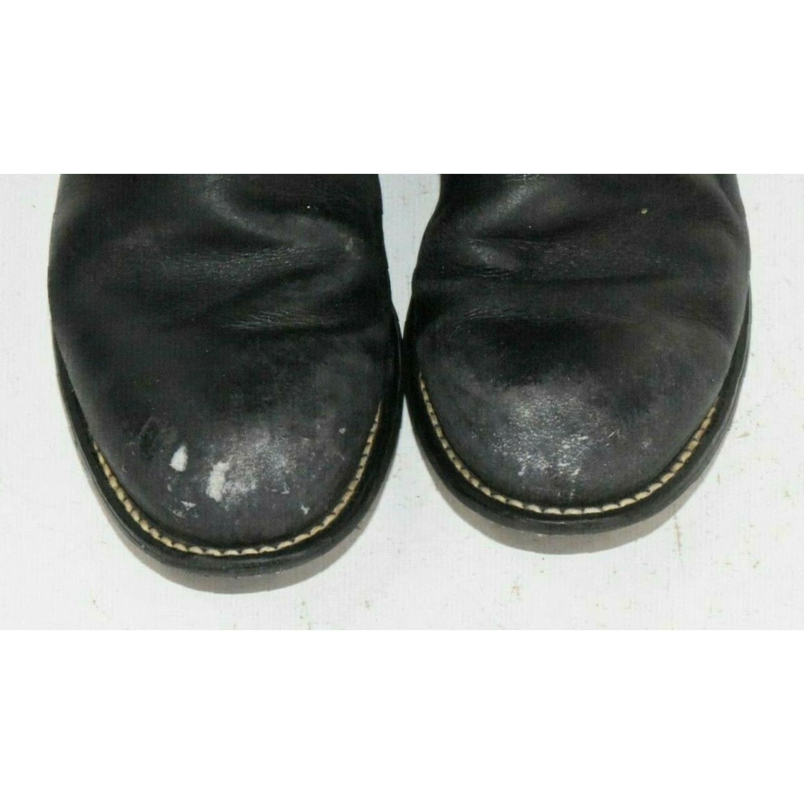 Roper Roy Cooper Womens Boots Black Leather Western Roper Cowboy Sz 5.5 M - 5.5 US - Round Toe - Western Theme - Cowgirl Footwear Size US 6 / IT 36 - 2 Thumbnail