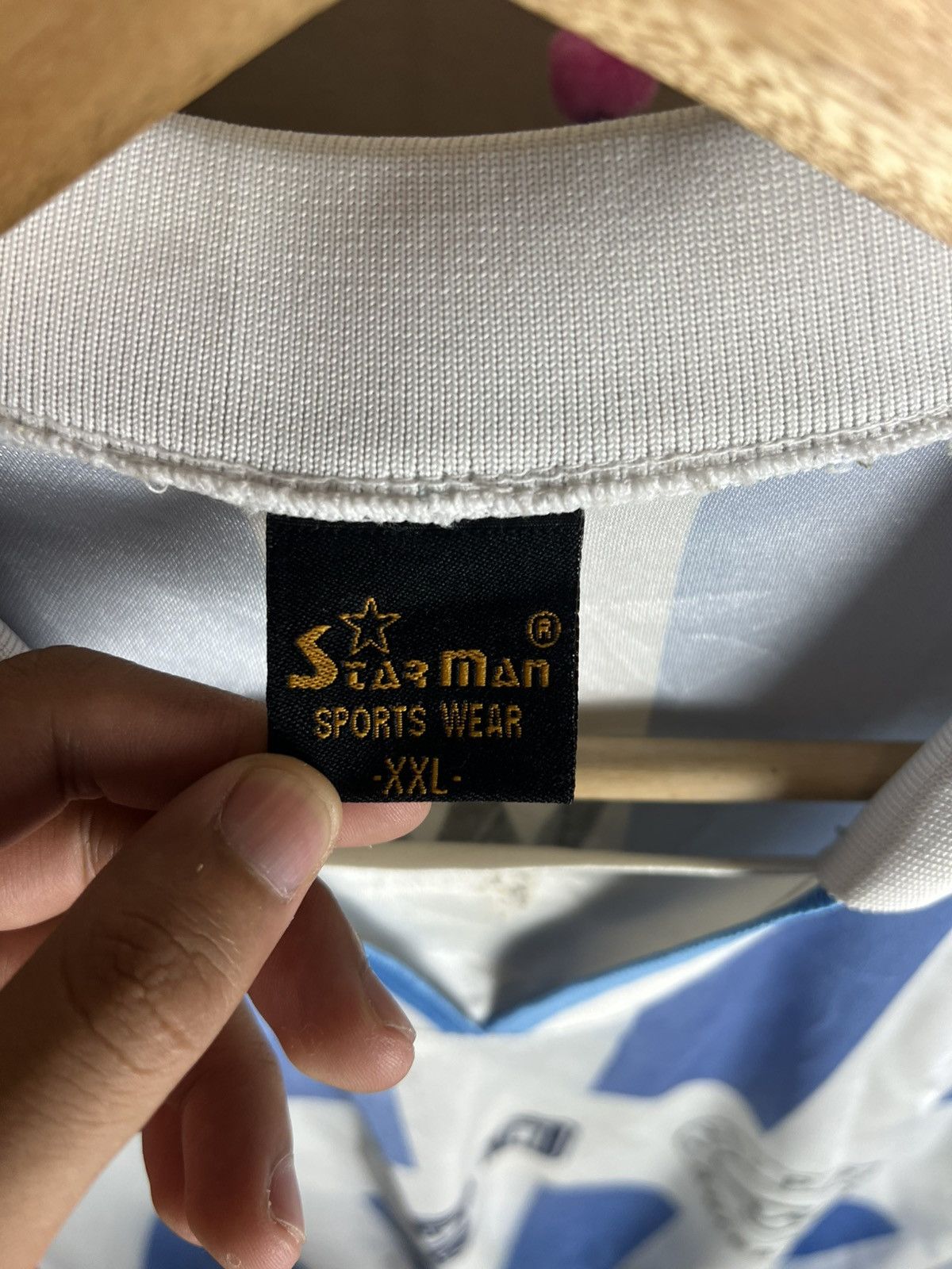 Vintage Vintage Soccer Jersey Retro Collar Argentina Colourway Size US M / EU 48-50 / 2 - 8 Thumbnail