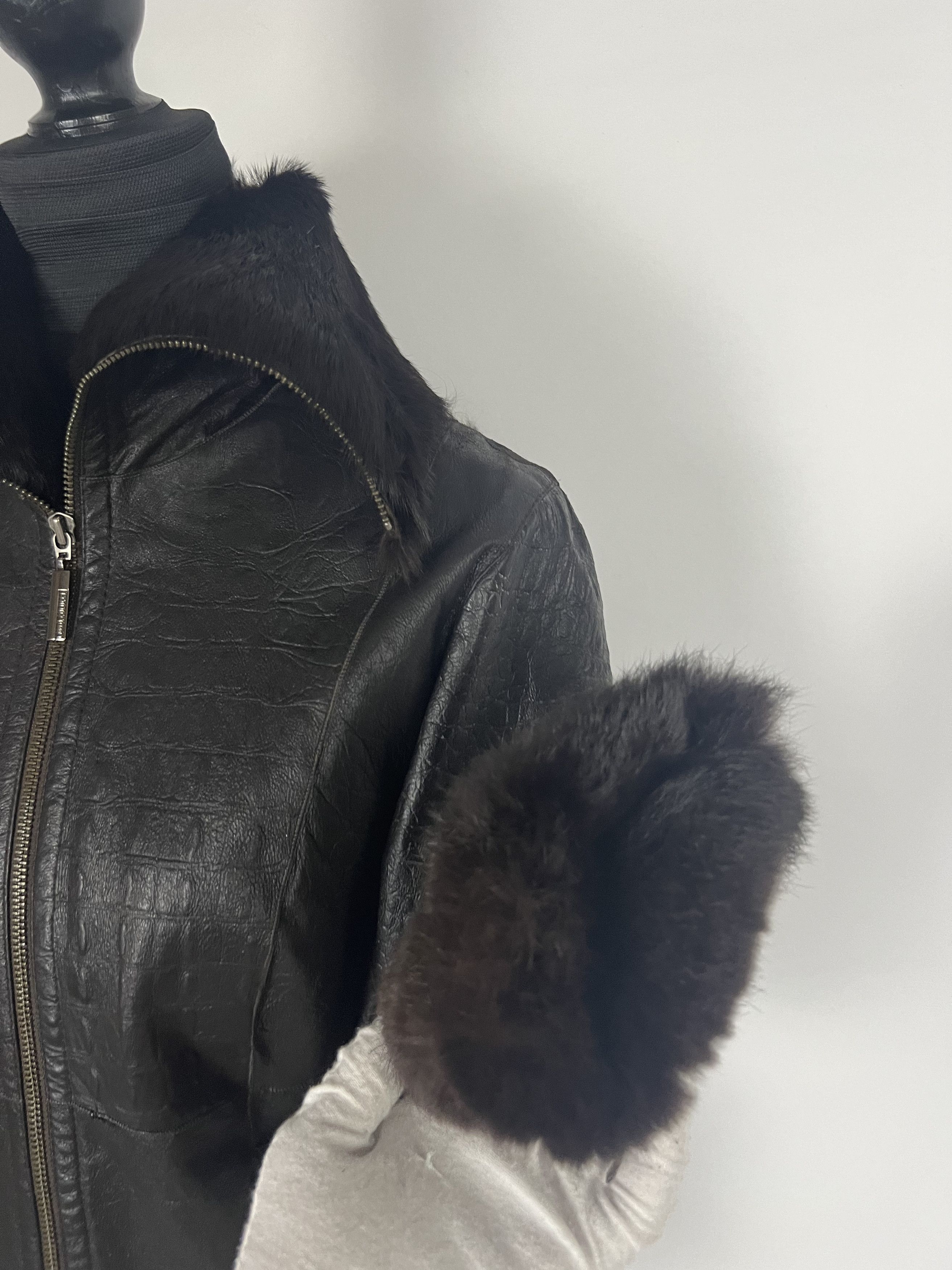 Carlo Colucci carlo colucci fur jacket leather size XS Size XS / US 0-2 / IT 36-38 - 4 Thumbnail