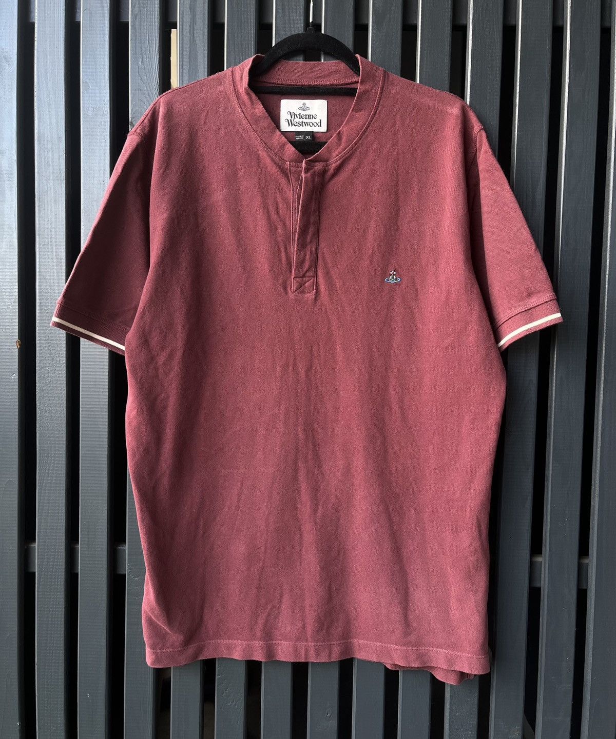 Vivienne Westwood 🚨 Vivienne Westwood Vintage Polo – Bold Burgundy Size US XL / EU 56 / 4 - 1 Thumbnail