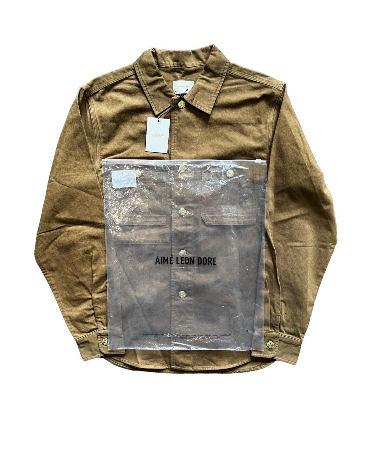 Aime Leon Dore Aime Leon Dore Garment Dyed Twill Workshirt Tapenade Jacket Size US M / EU 48-50 / 2 - 1 Thumbnail