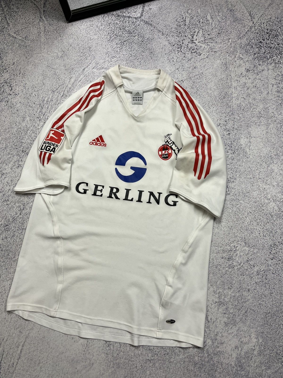 Adidas Adidas FC Koln 2005/2006 #20 Podolski Home Soccer Jersey Kit Size US L / EU 52-54 / 3 - 4 Thumbnail
