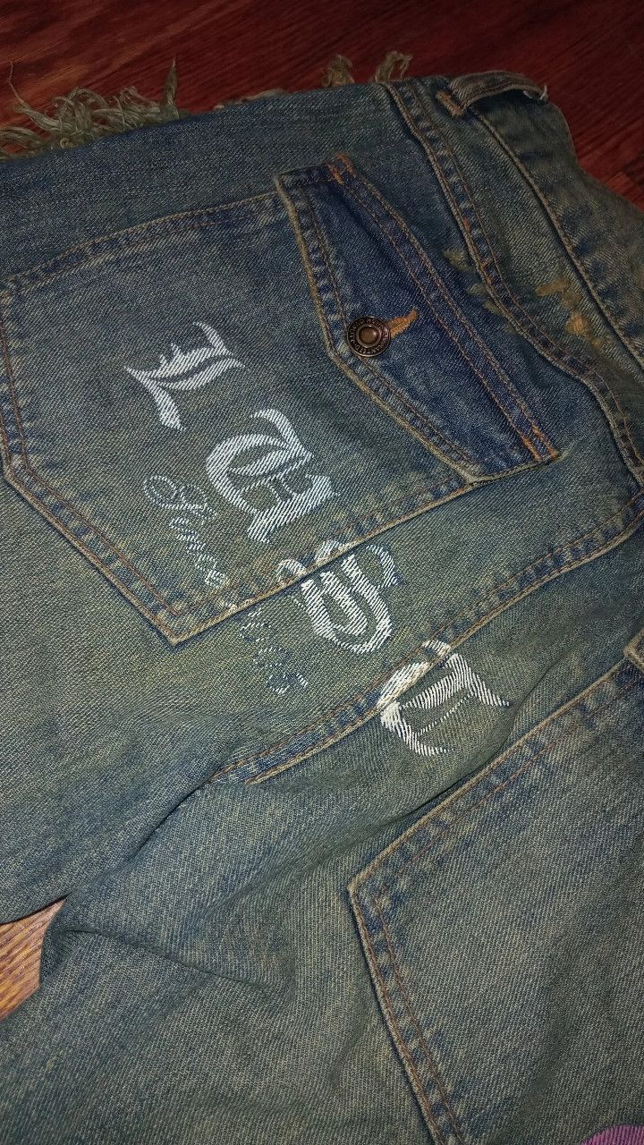 Tornado Mart Lust Since 2005 Classic rare patchwork denim Size US 31 - 3 Thumbnail