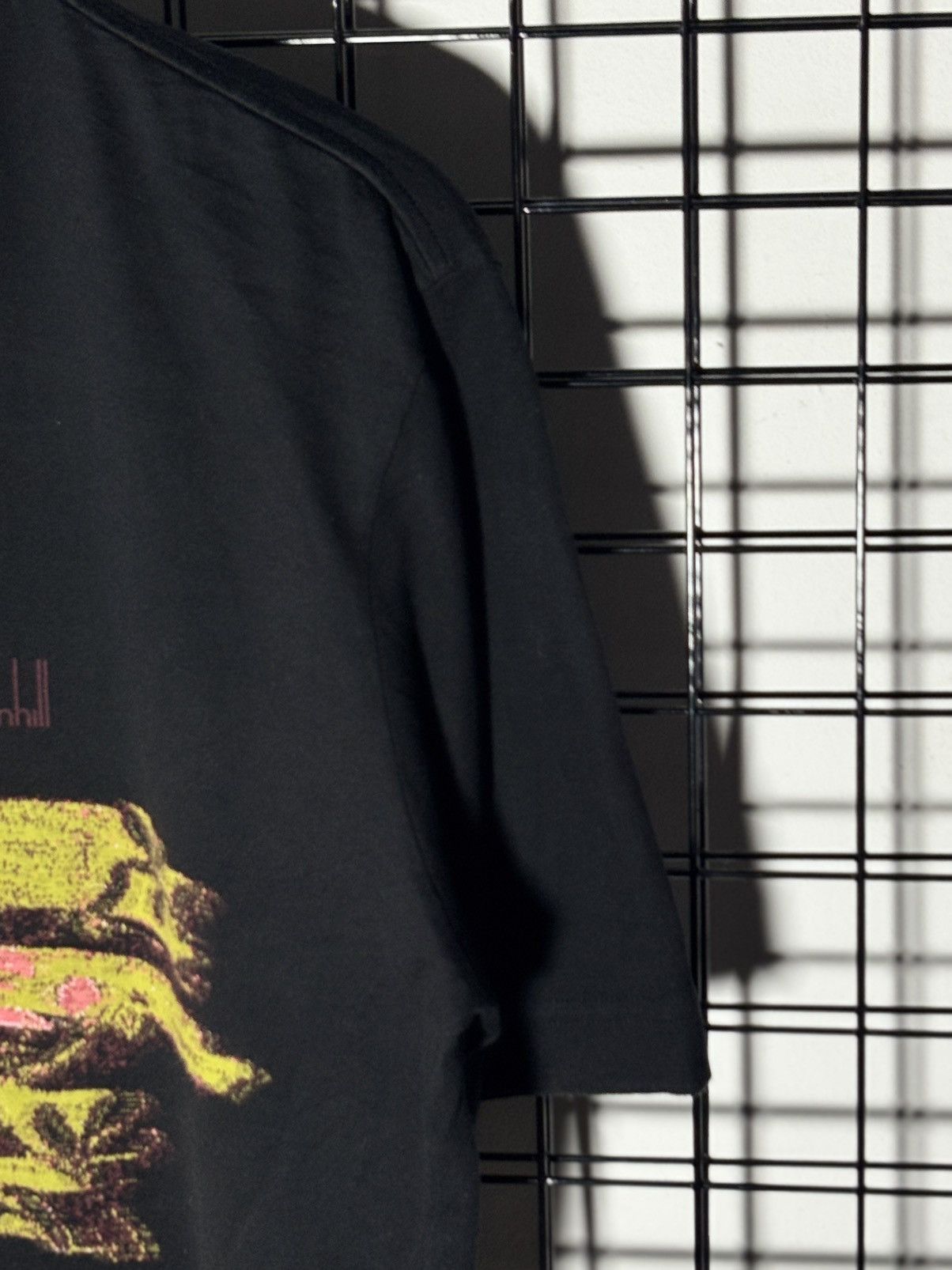 Diesel black Dunhill men's t-shirt featuring a stylized floral . Size US M / EU 48-50 / 2 - 5 Thumbnail