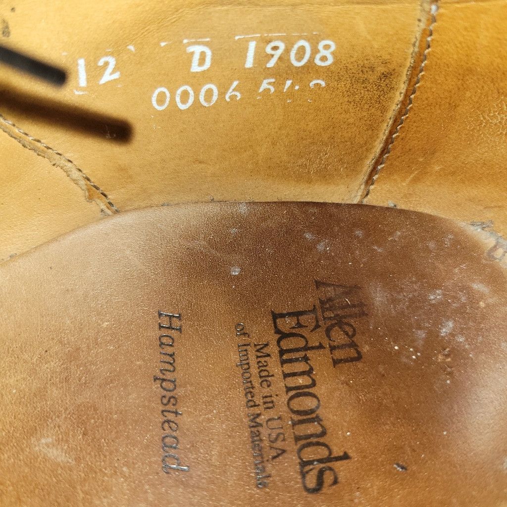 Allen Edmonds ALLEN EDMONDS Hampstead Men's Black Lace-Up Genuine Leather Size US 12 / EU 45 - 8 Thumbnail