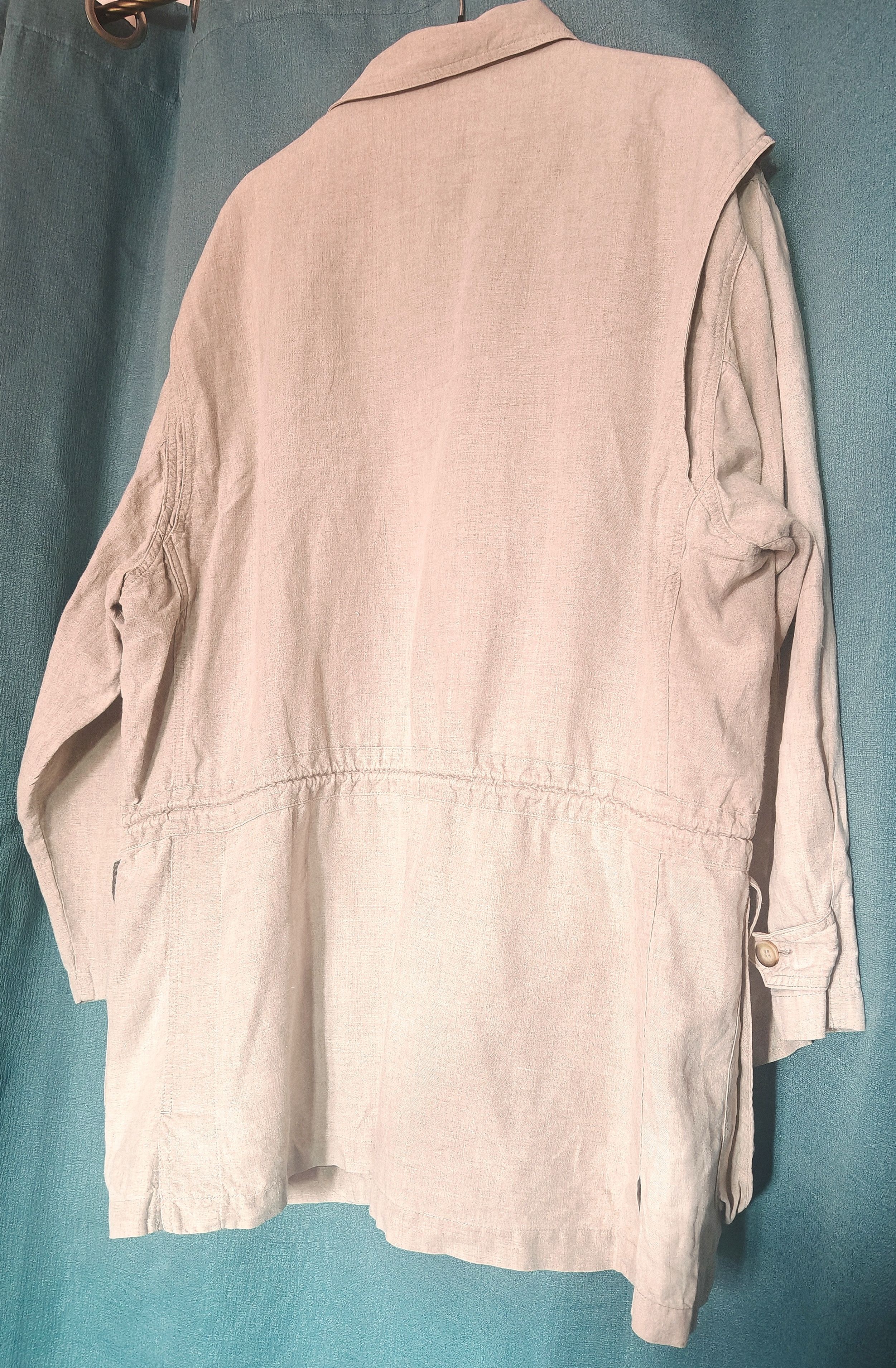 J. Peterman Vintage J.Peterman Linen Men's Safari Utility Jacket size L Size US L / EU 52-54 / 3 - 6 Thumbnail
