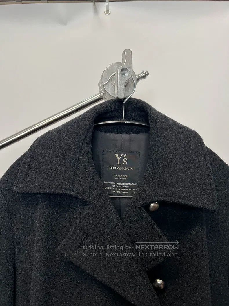 Yohji Yamamoto YOHJI YAMAMOTO Wool blend button-up overcoat, trench coat Size US L / EU 52-54 / 3 - 4 Thumbnail