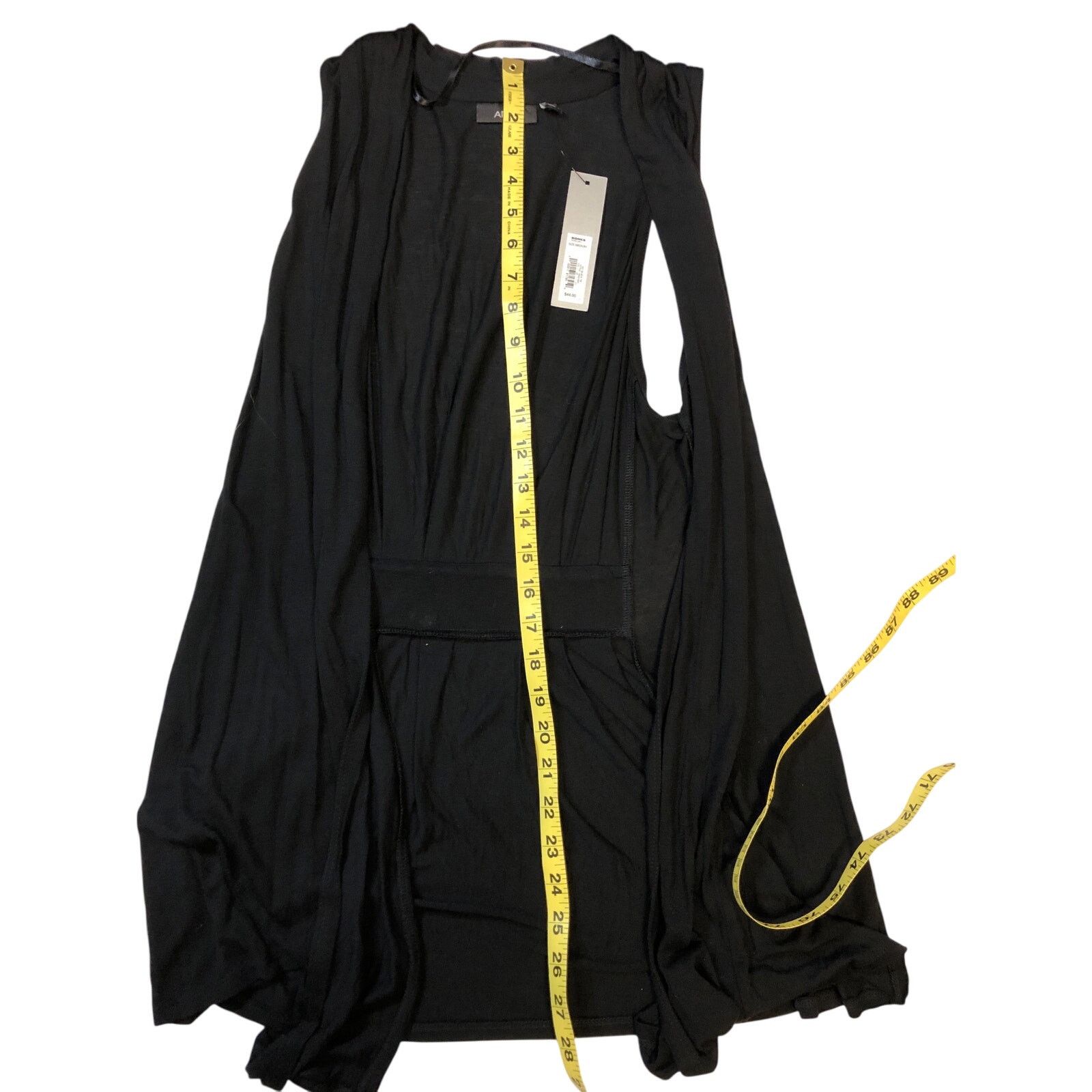 Apt. 9 Women's Apt 9 Black Sleeveless Cover Up Size M / US 6-8 / IT 42-44 - 7 Thumbnail