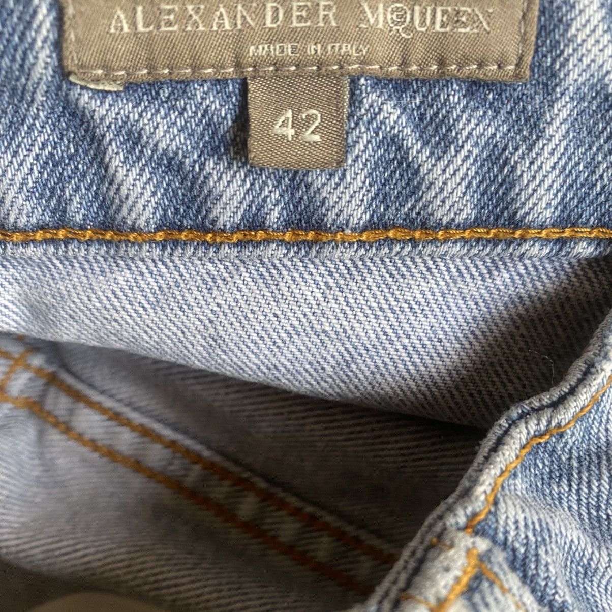 Alexander McQueen 2017 Denim Mermaid Skirt Size 28" / US 6 / IT 42 - 10 Thumbnail