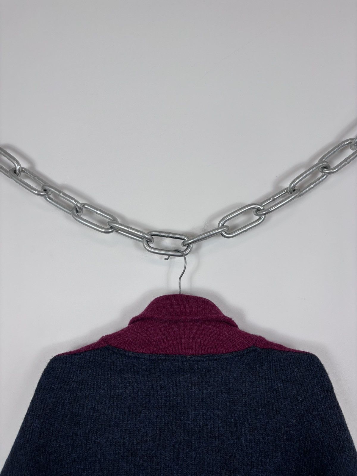 Trussardi Vintage Trussardi Sport Men’s Wool Knit Shawl Collar Sweater Size US M / EU 48-50 / 2 - 12 Thumbnail