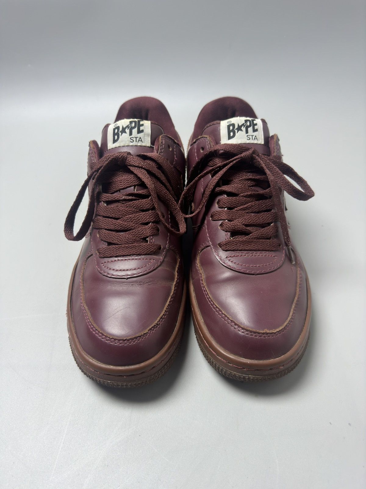 Bape Glass Leather Bapesta Size US 9.5 / EU 42-43 - 3 Thumbnail