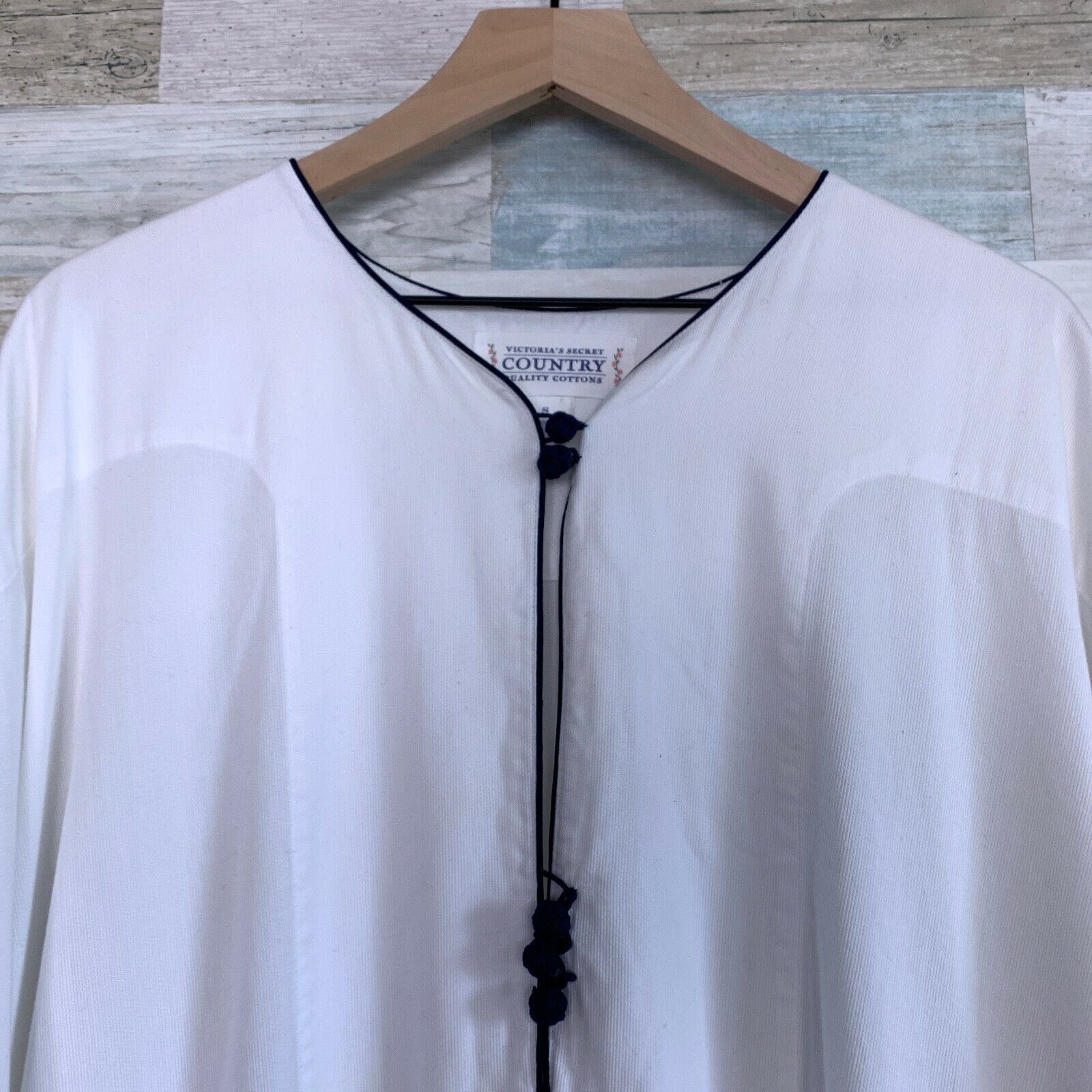 Victoria's Secret Victorias Secret Country VTG 90 Oversized Kimono Robe White Size ONE SIZE - 2 Thumbnail